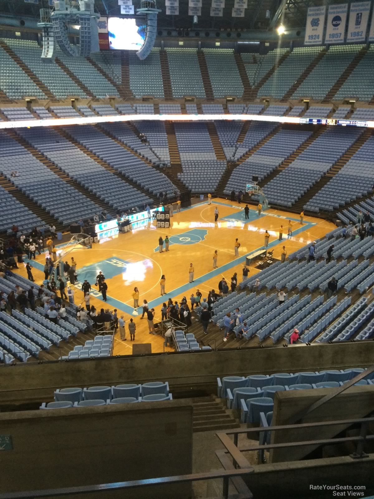 dean smith center seating chart