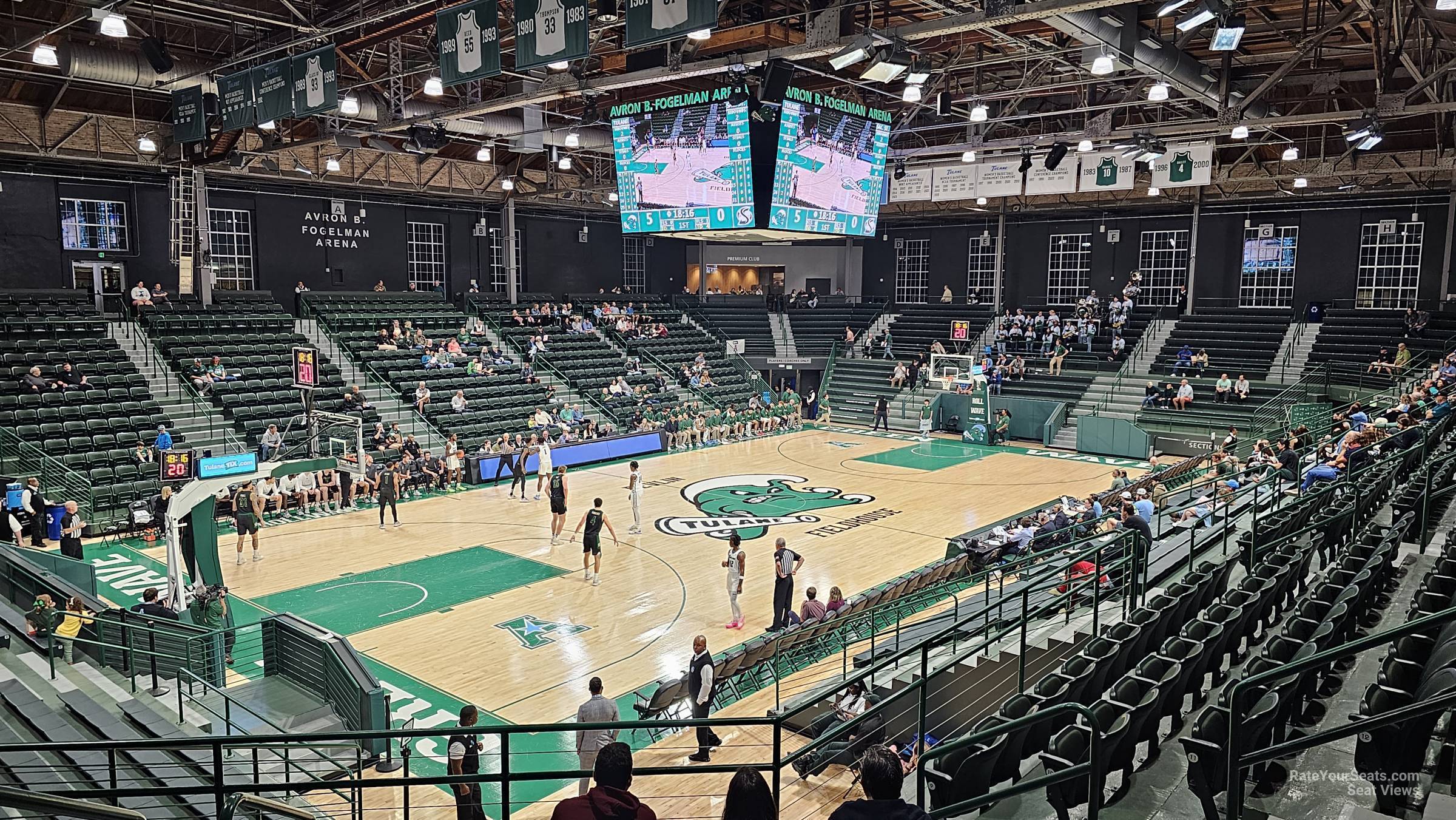 section n, row 17 seat view  - devlin fieldhouse