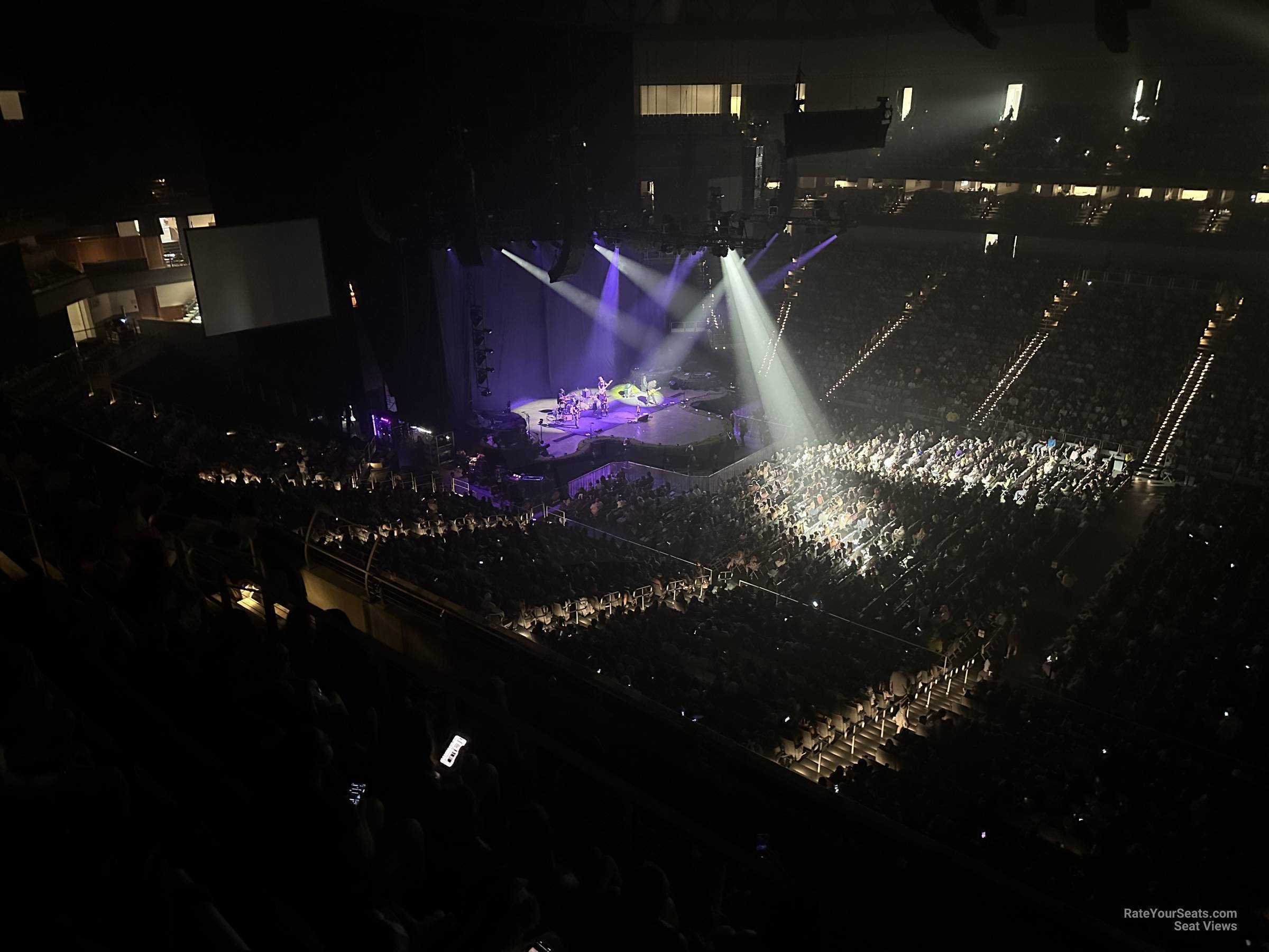 section 224, row 8 seat view  for concert - dickies arena