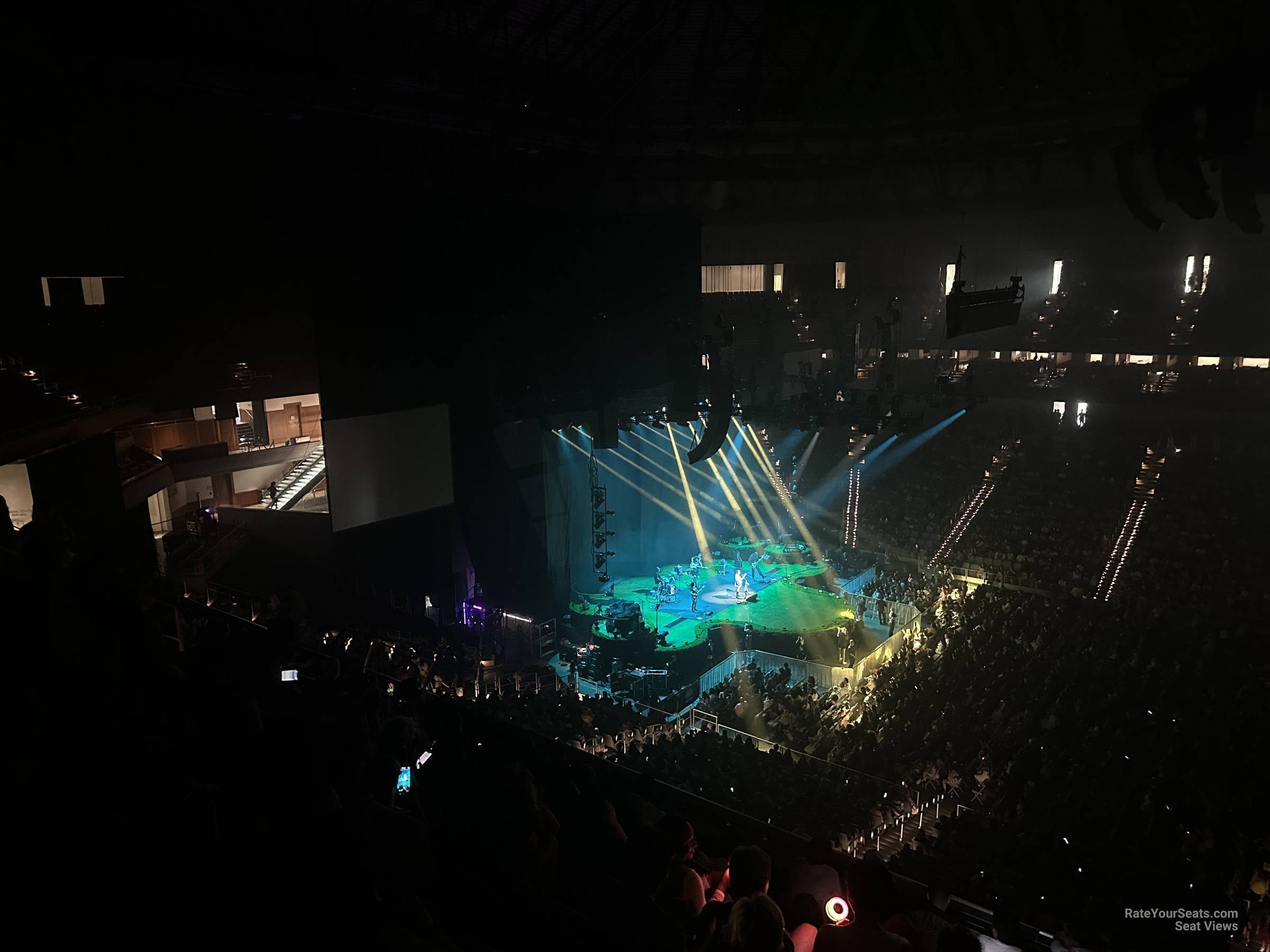 section 225, row 8 seat view  for concert - dickies arena