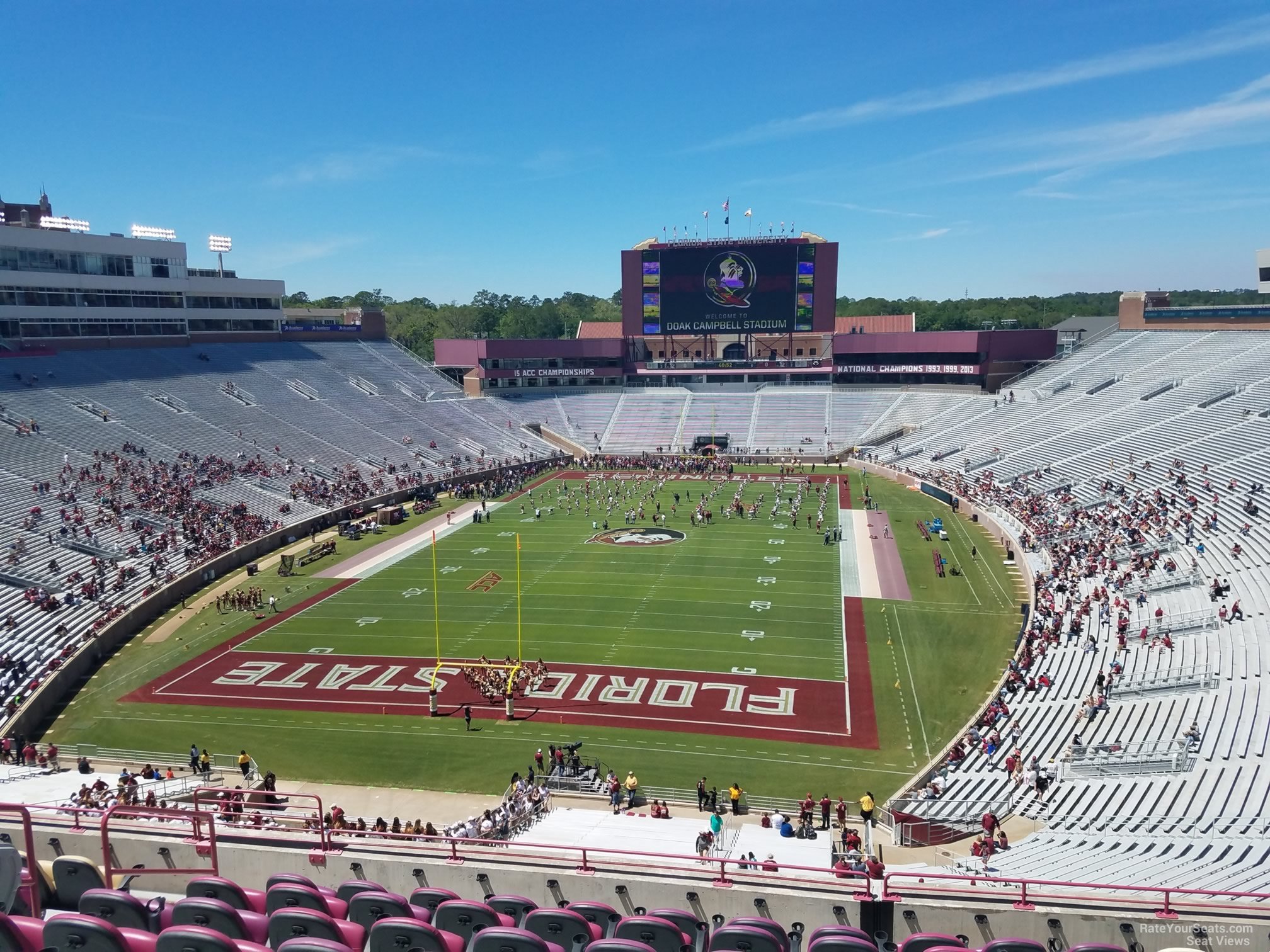 Doak Campbell Stadium Seating Chart Seat Numbers