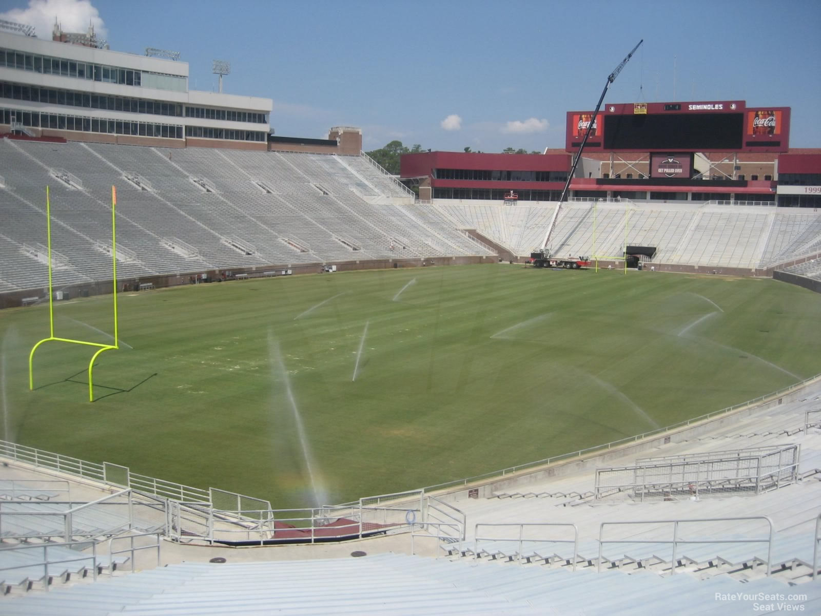 section 117, row 40 seat view  - doak campbell stadium