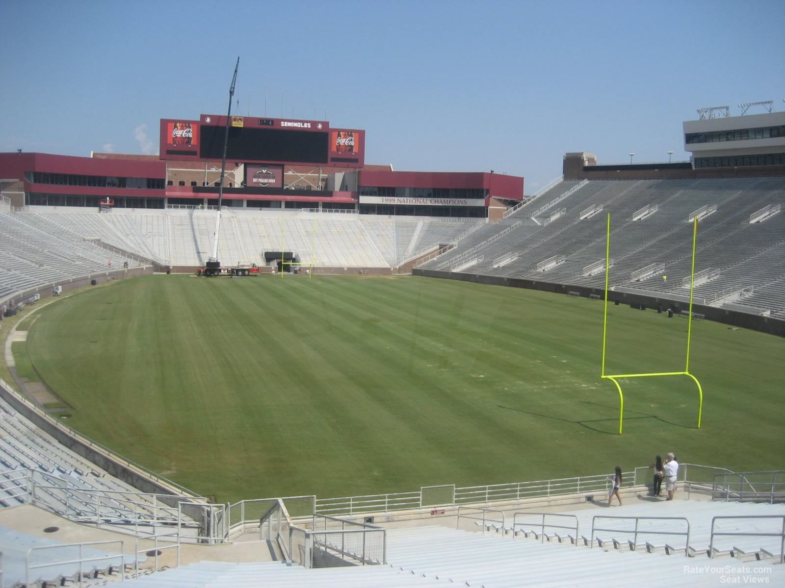 section 122, row 40 seat view  - doak campbell stadium