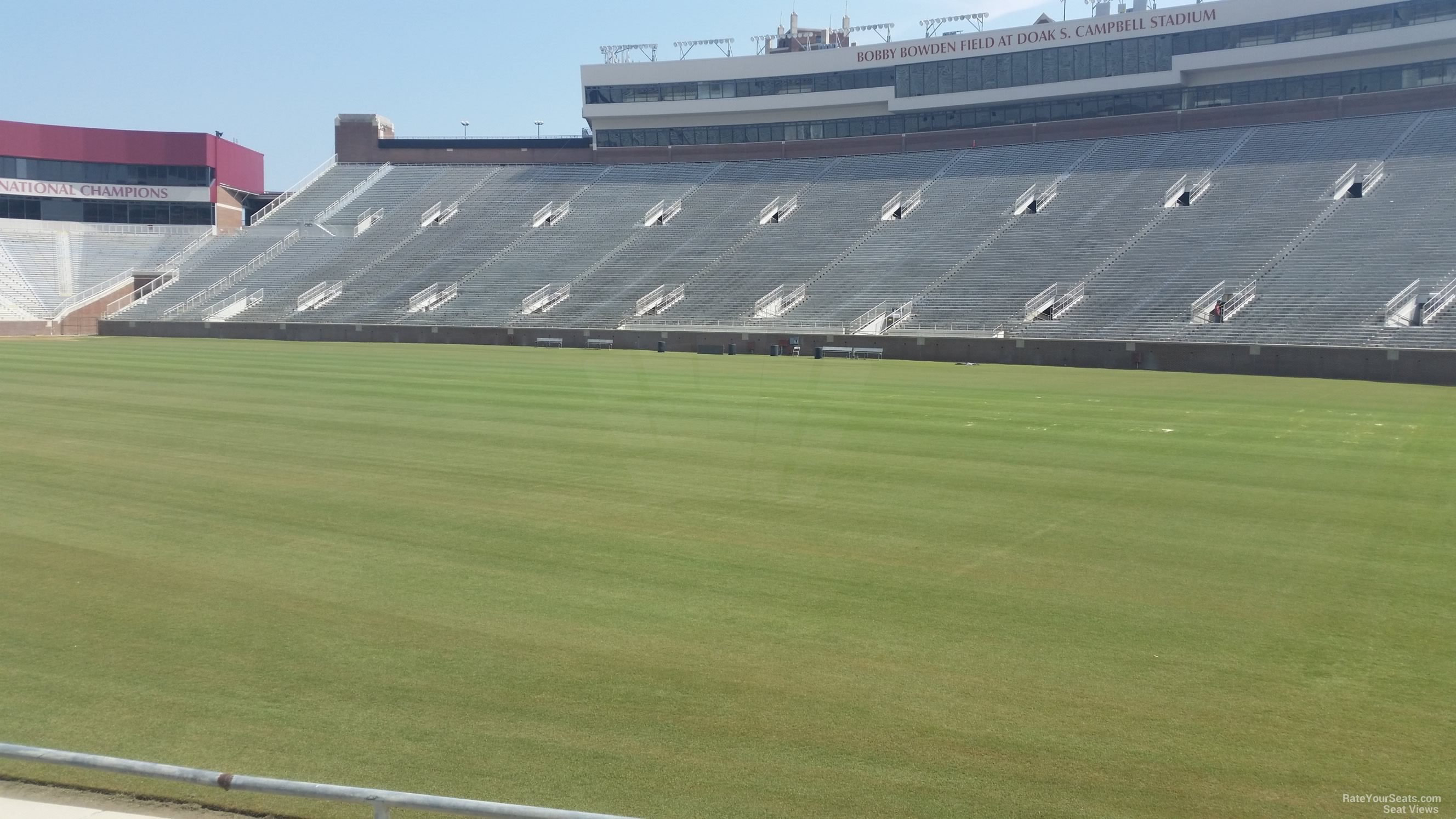 section 29, row 5 seat view - doak campbell stadium