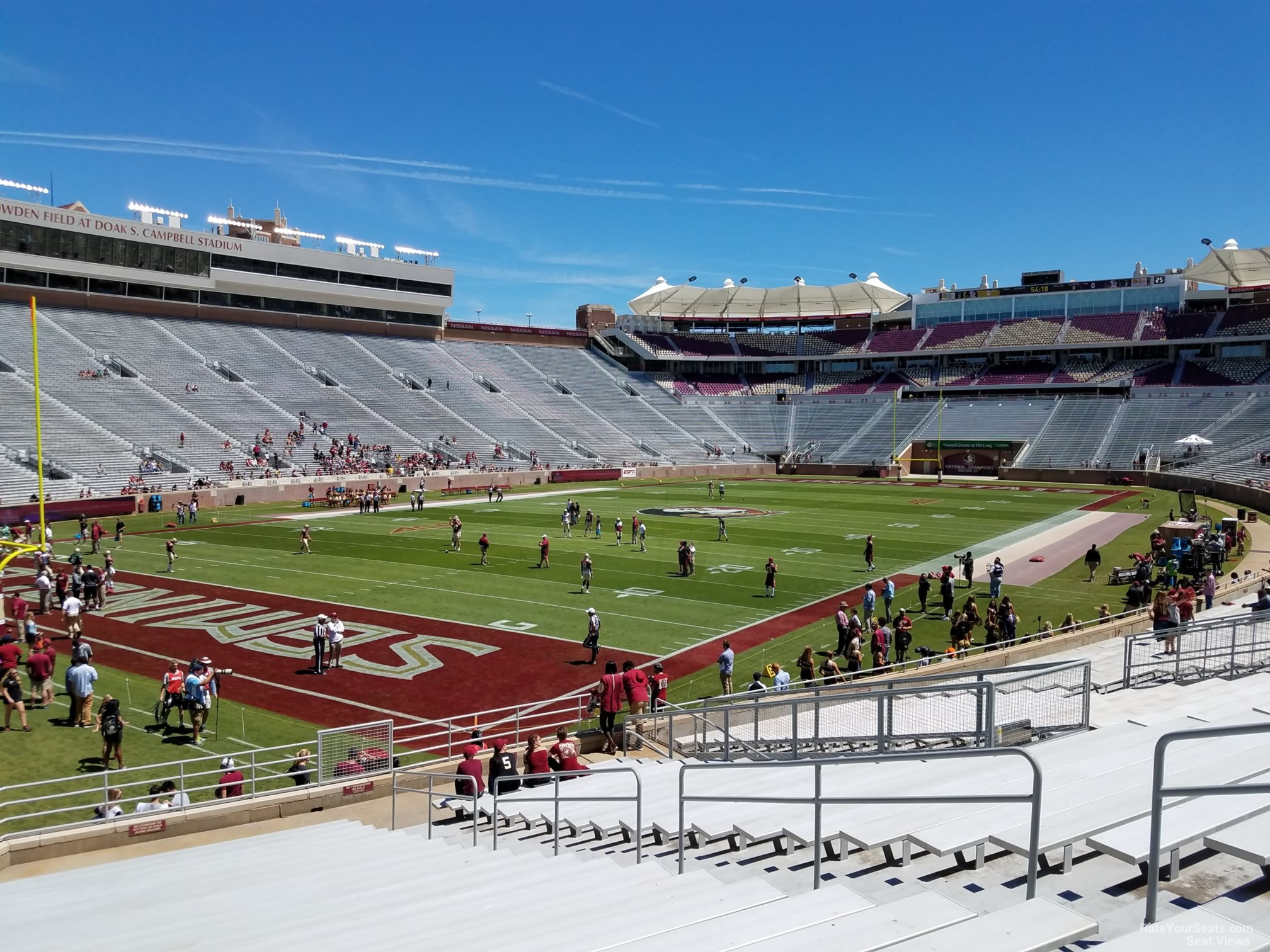 section 39, row 25 seat view  - doak campbell stadium