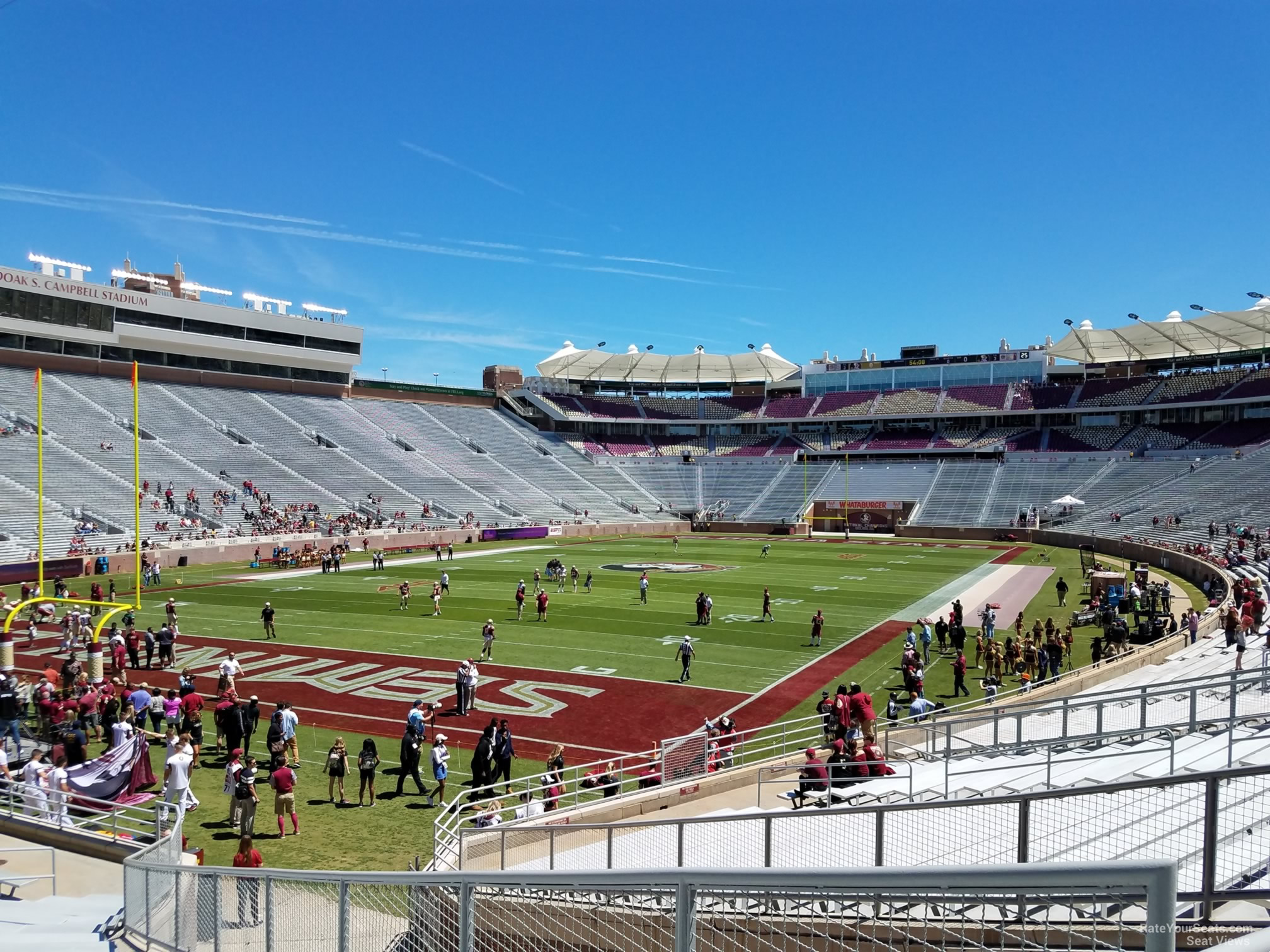 section 40, row 25 seat view  - doak campbell stadium
