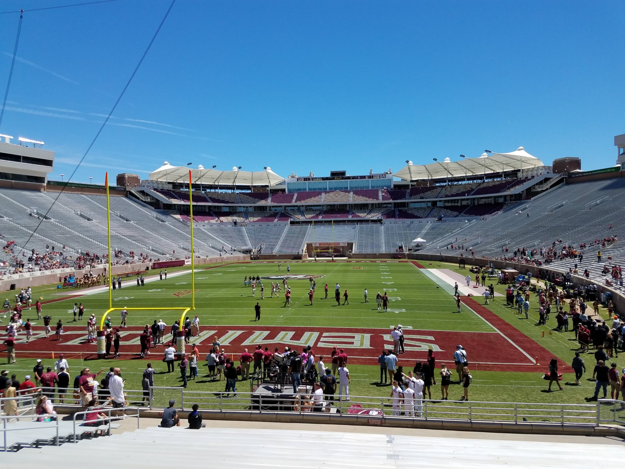 section 41, row 25 seat view  - doak campbell stadium