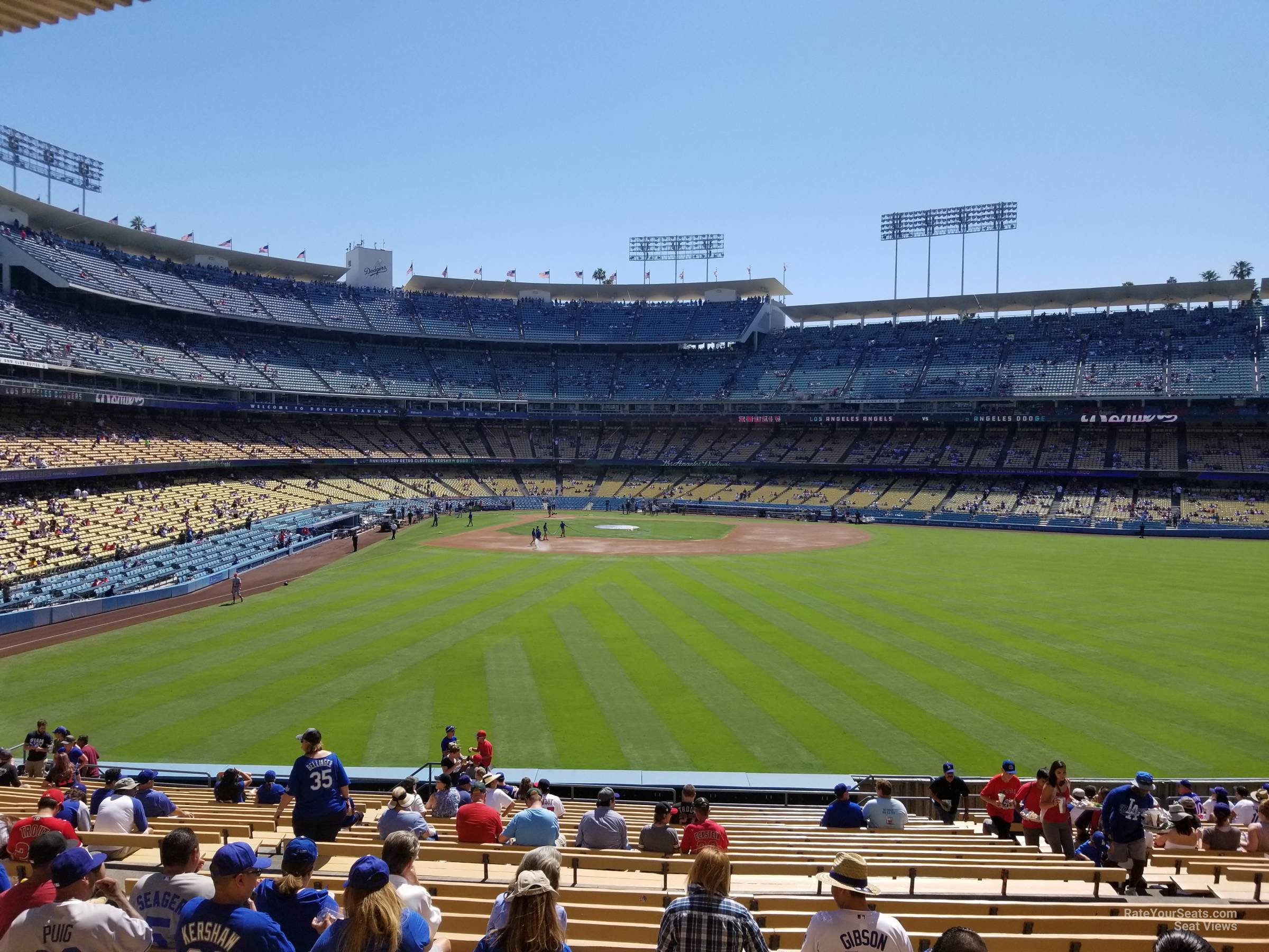 Section 306 at Dodger Stadium 