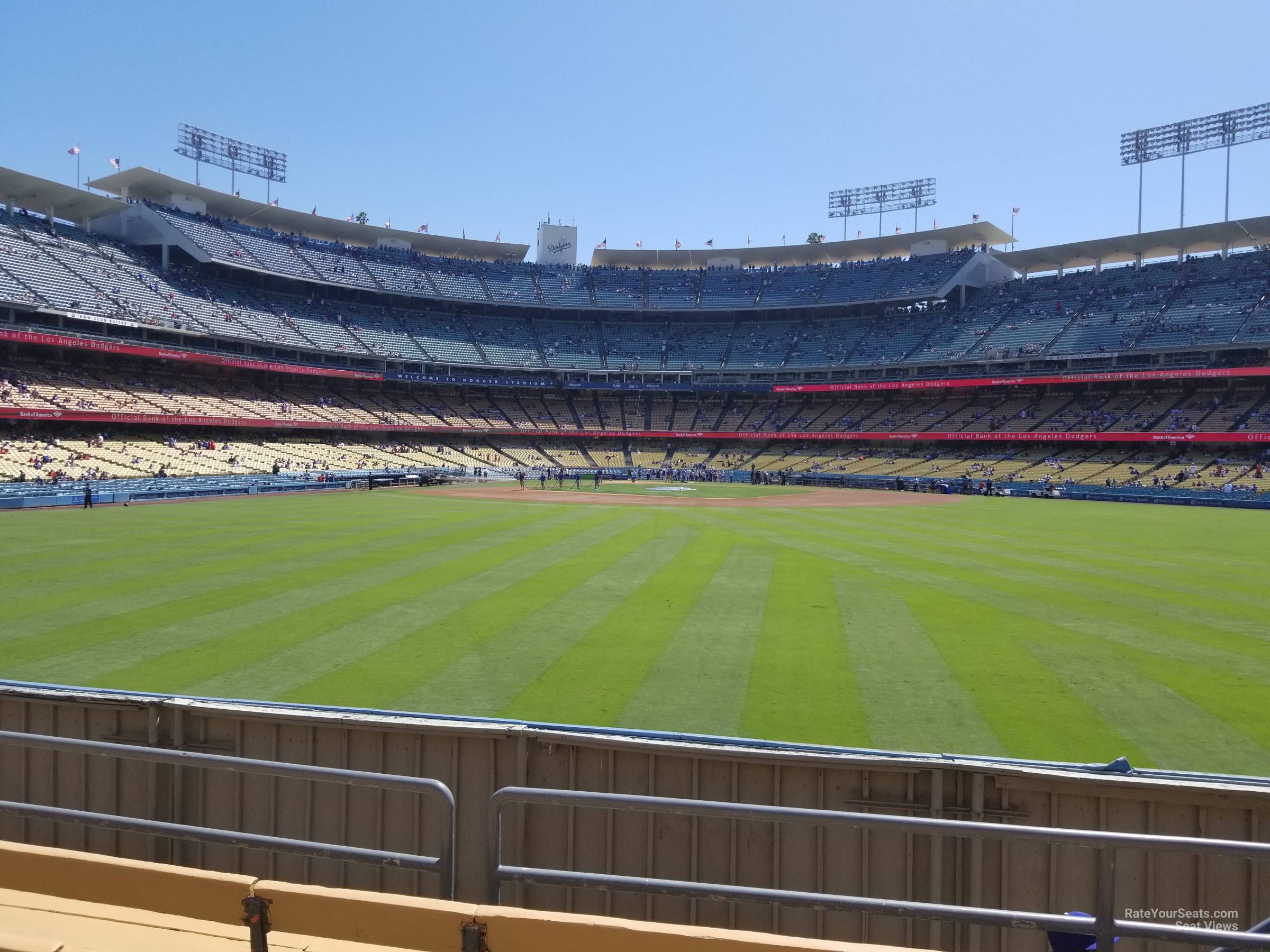 Section 312 at Dodger Stadium 