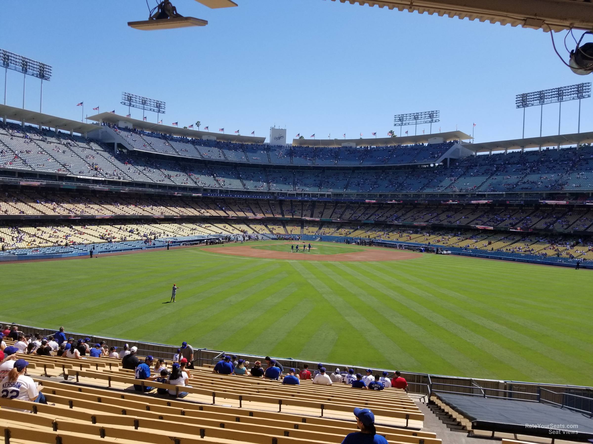 Dodger Stadium Seating Map Rows 