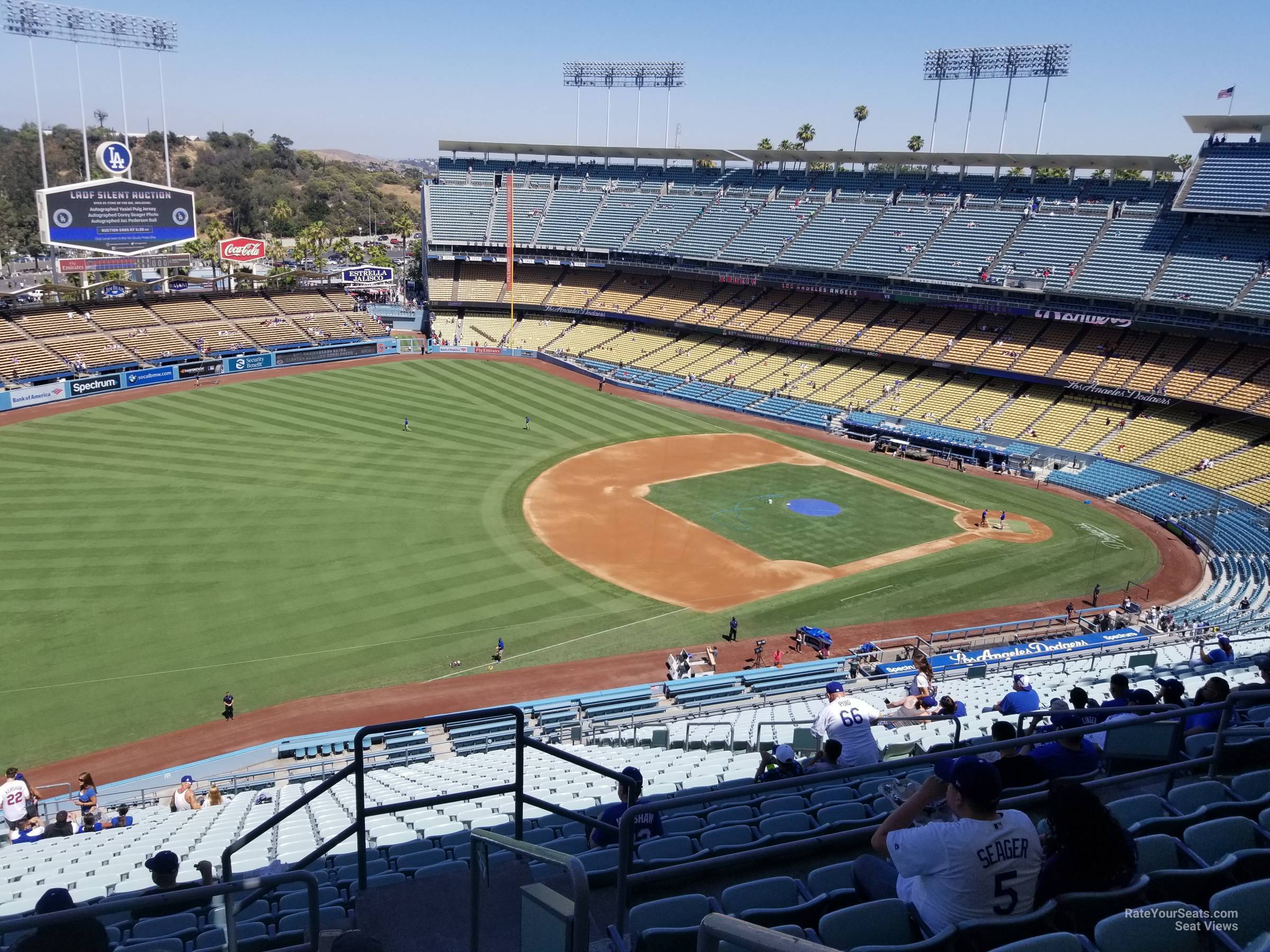 Section 37 at Dodger Stadium 