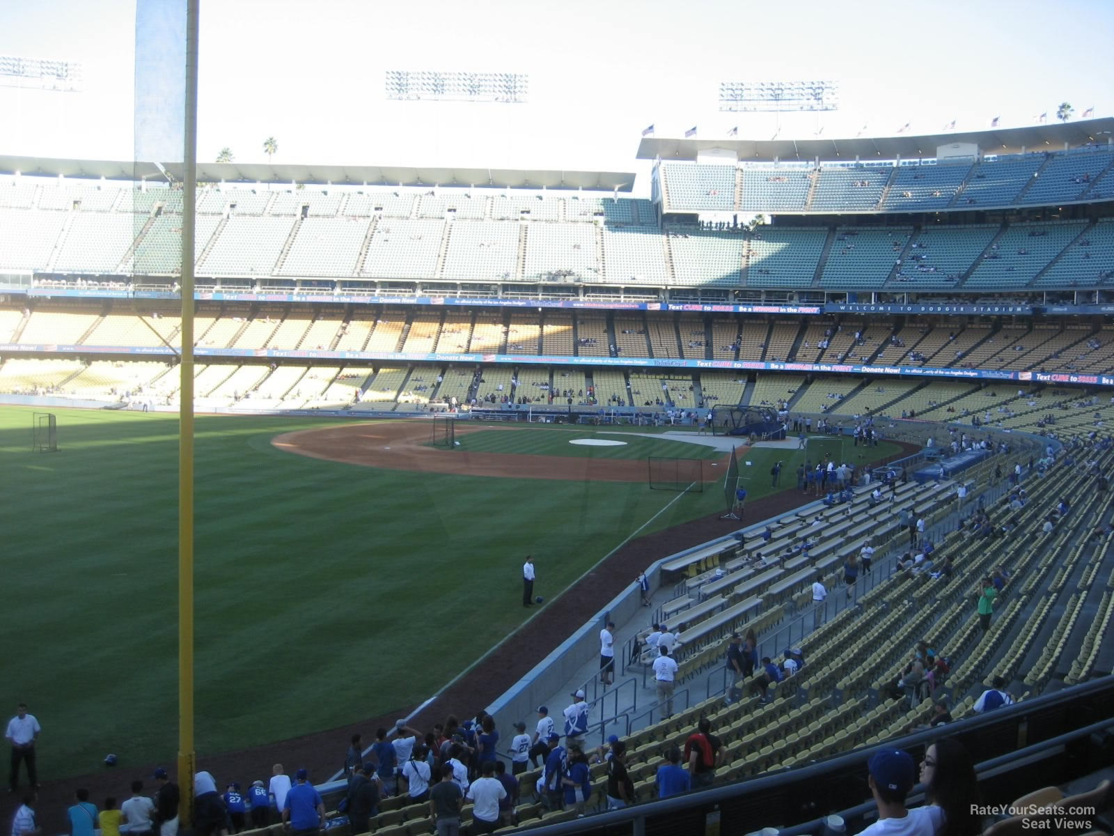 Section 163 at Dodger Stadium - RateYourSeats.com