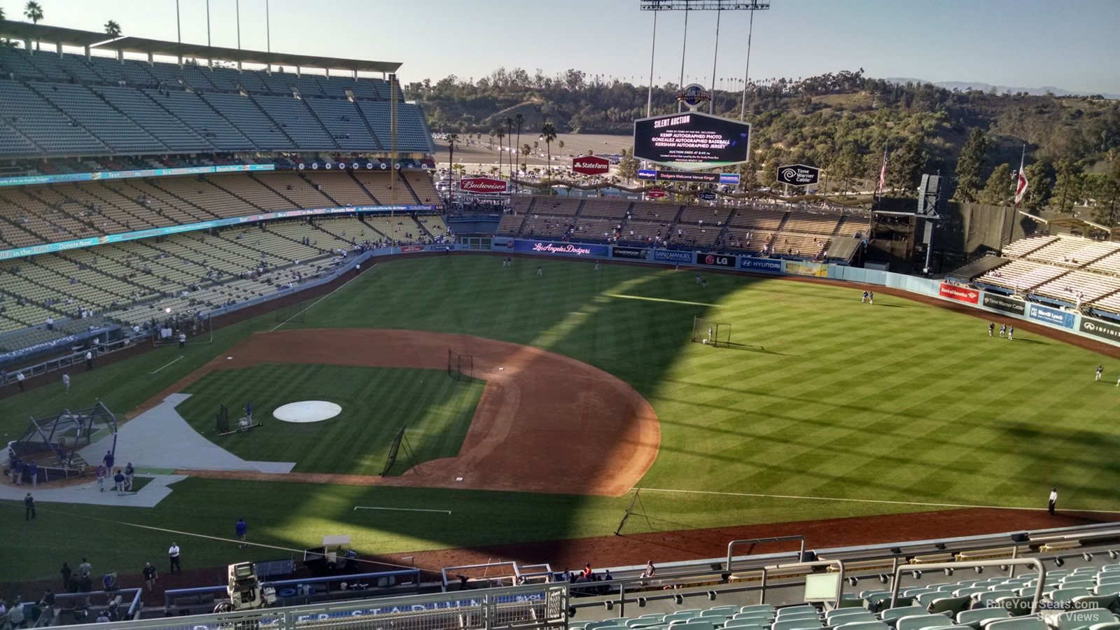 Dodger Stadium Infield Reserve 20 - RateYourSeats.com