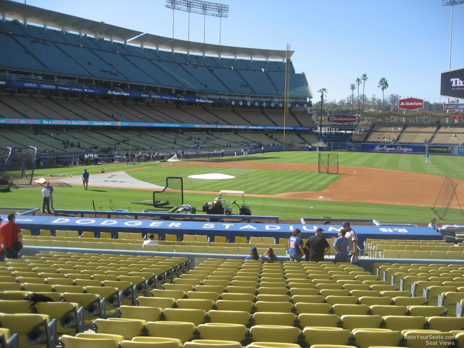 Nosebleed Seats Dodgers Stadium Los Angeles Stock Photo 729742