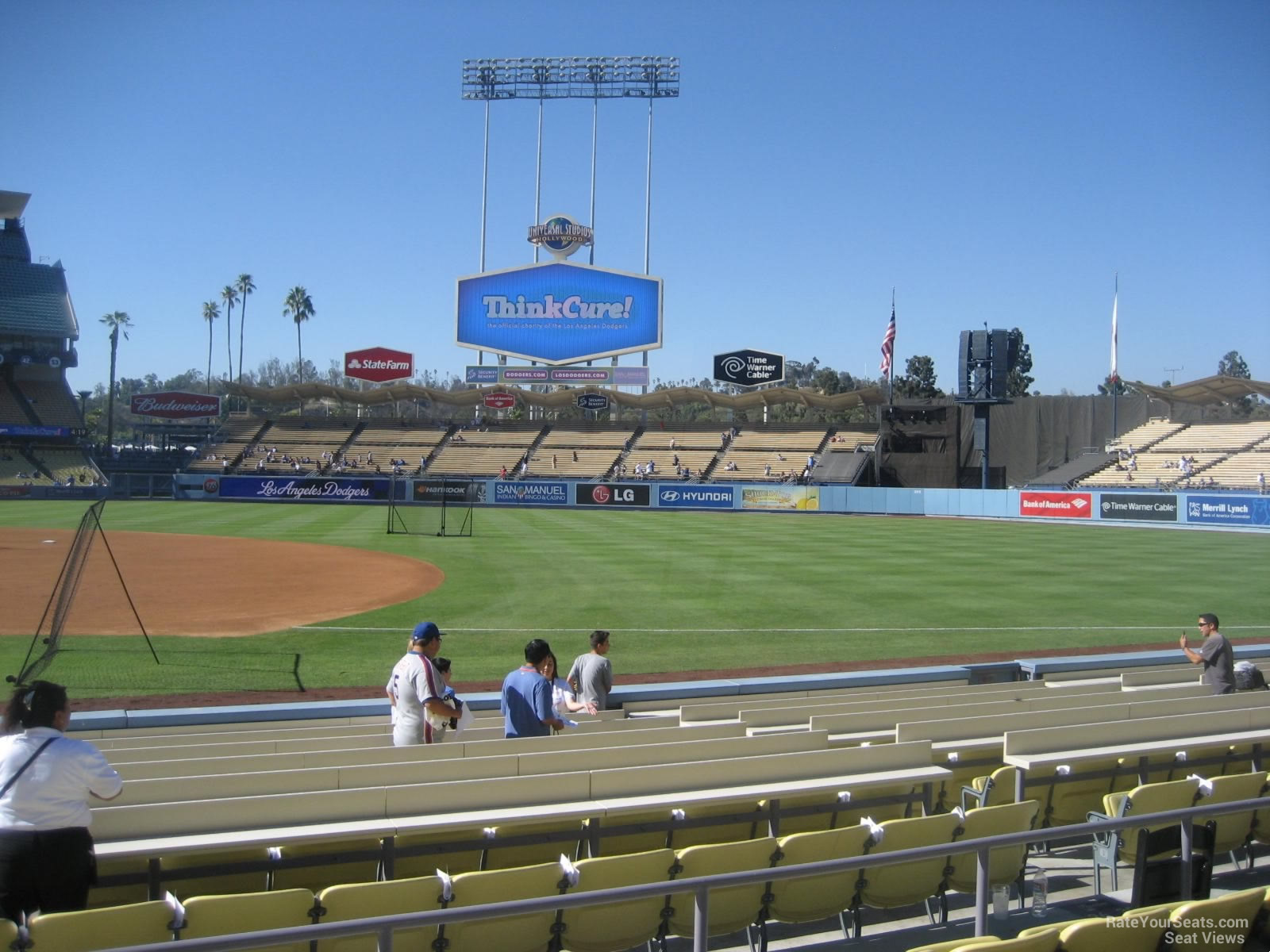 The Right Field Bleachers At Dodger Stadium, It's packed wi…