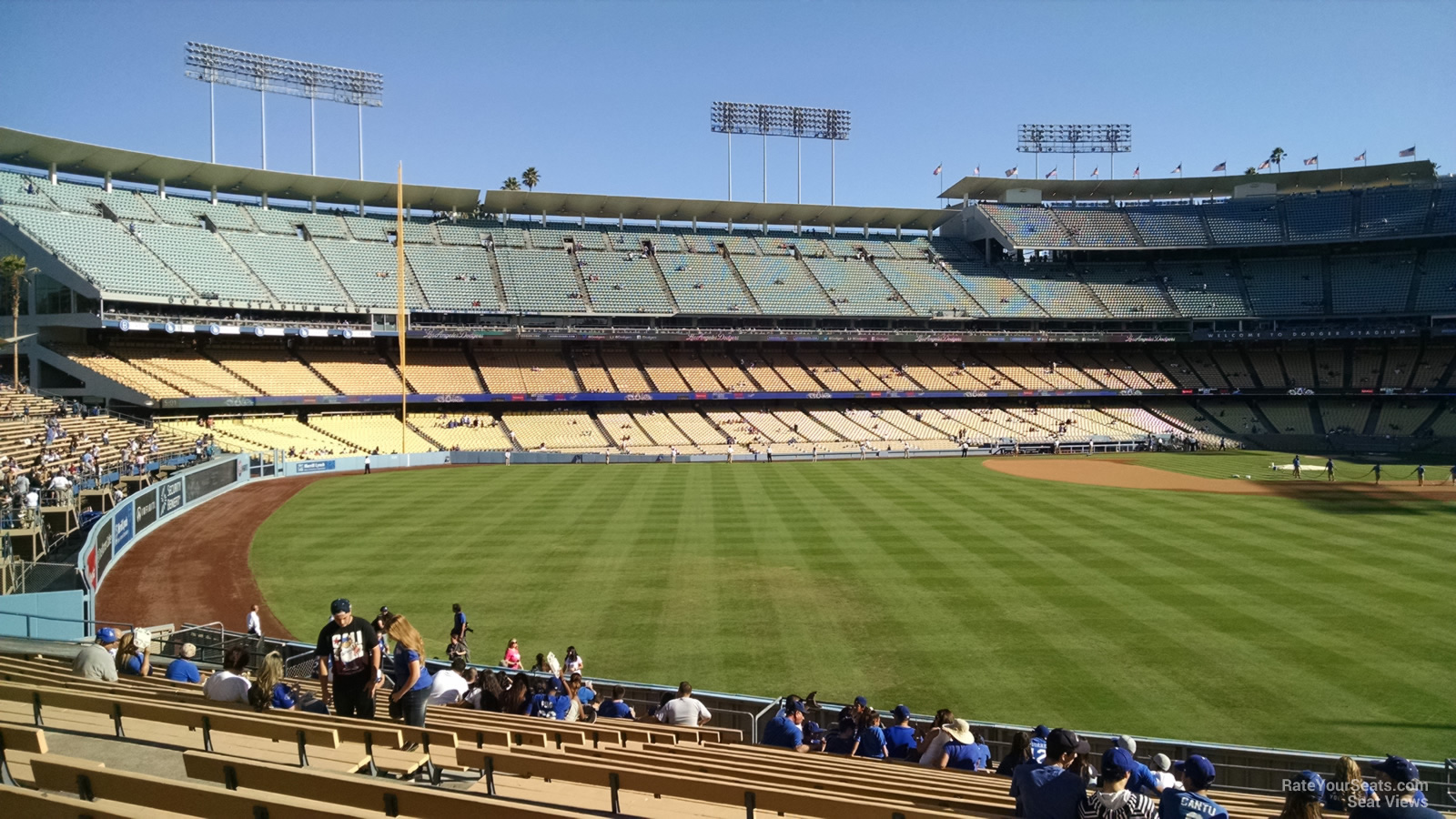 Left field pavilion! We out here, from Vegas 😏😎 : r/Dodgers