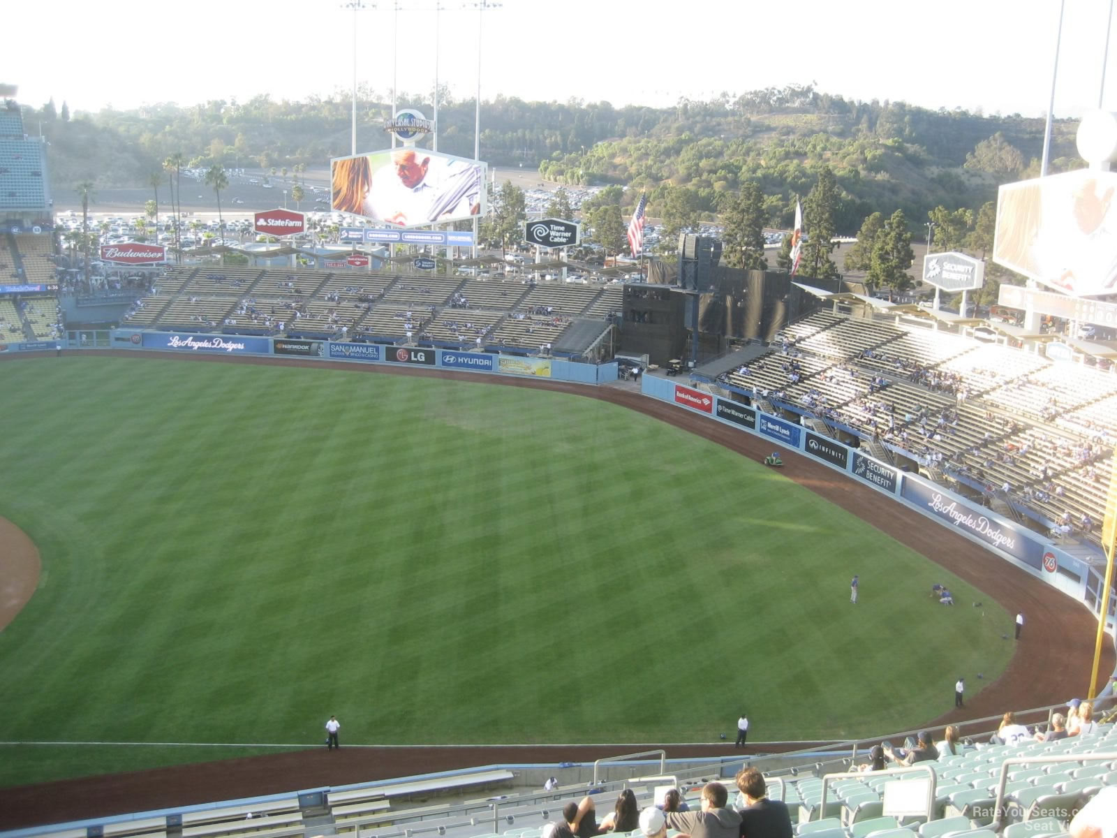 Section 32 at Dodger Stadium 