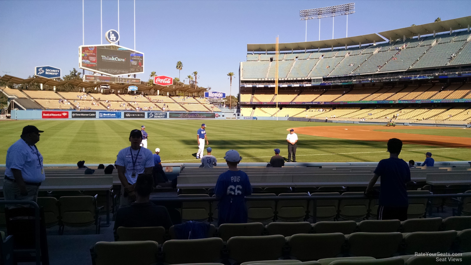 Section 37 at Dodger Stadium 