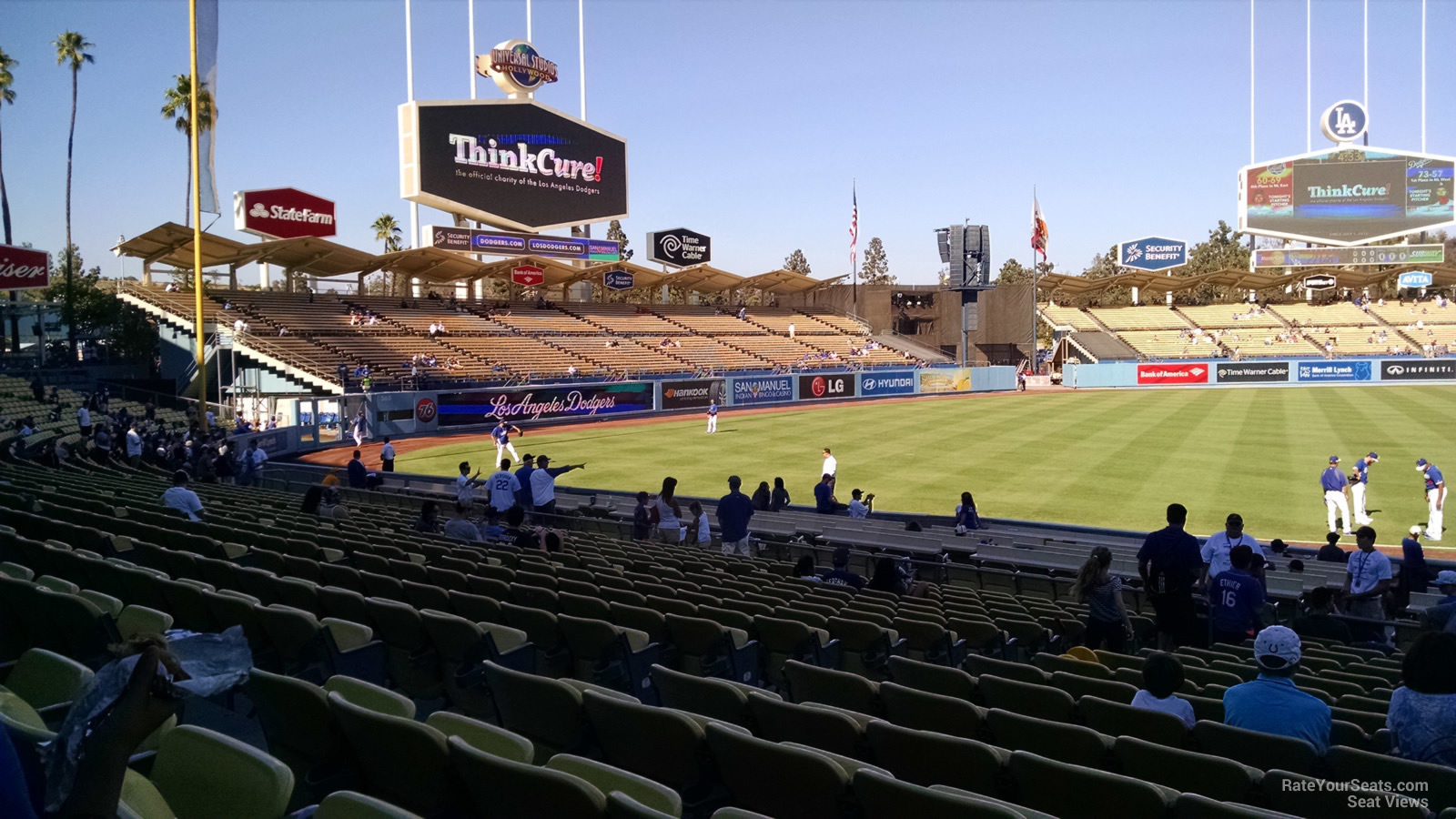 Section 37 at Dodger Stadium 