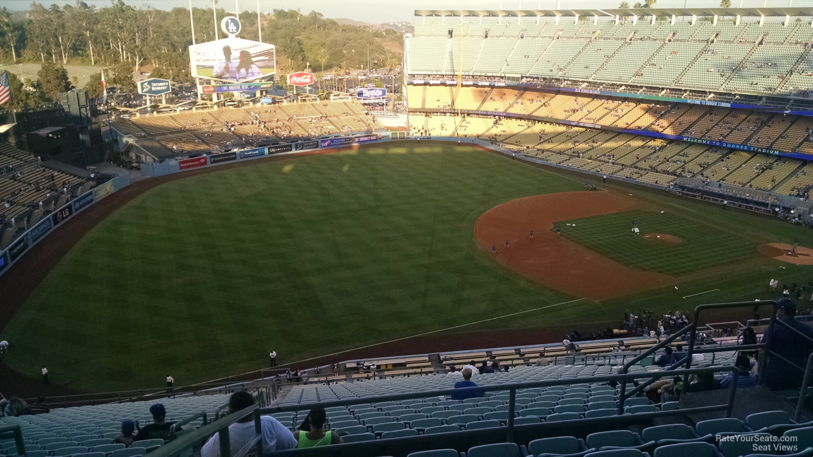 Section 37 at Dodger Stadium 