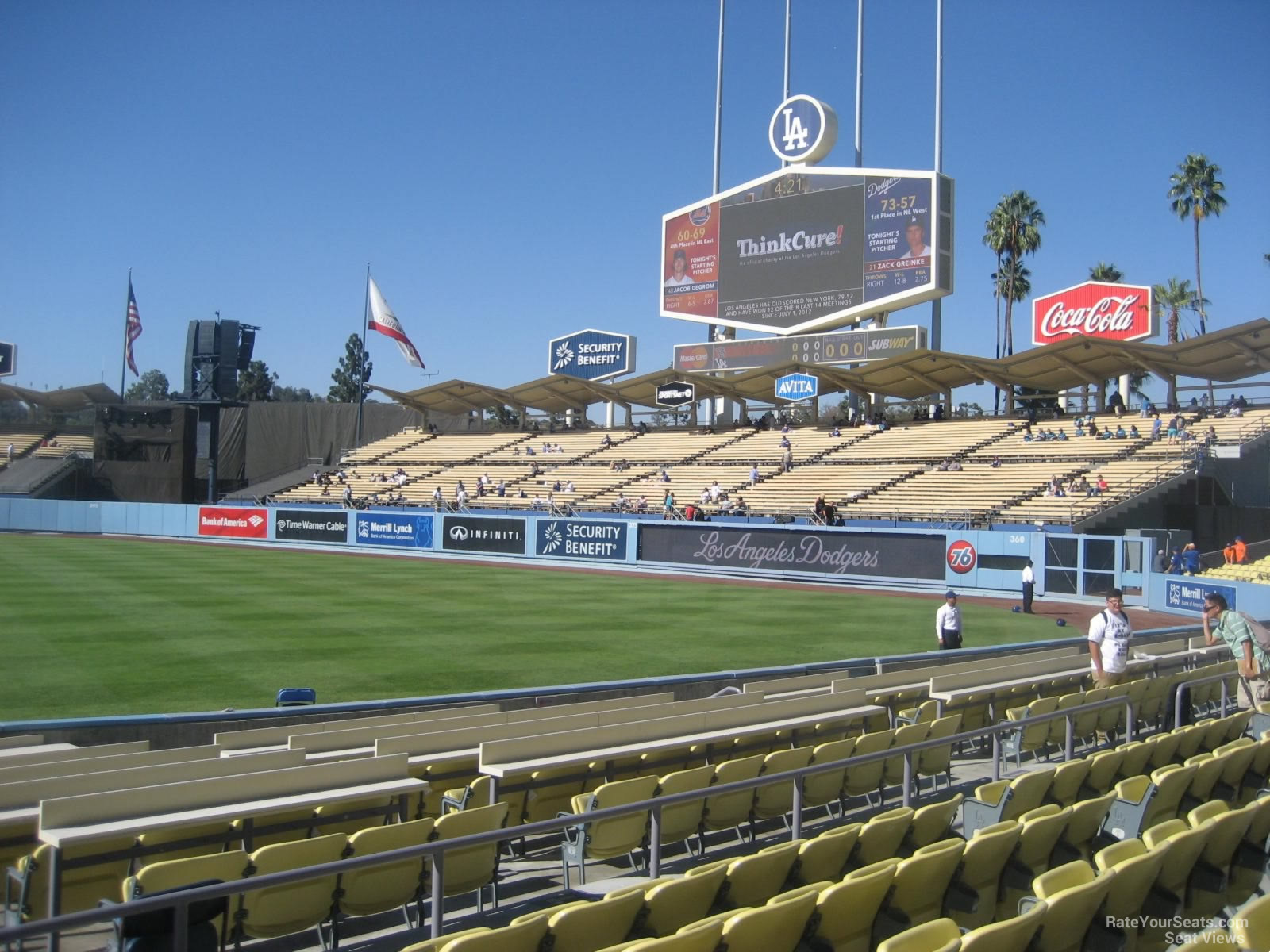 Section 38 at Dodger Stadium - RateYourSeats.com