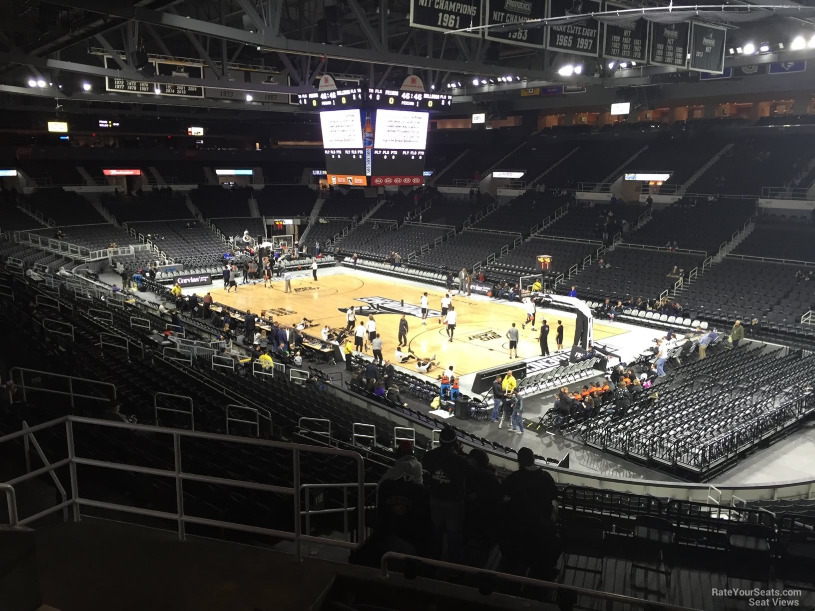 section 226, row f seat view  for basketball - amica mutual pavilion