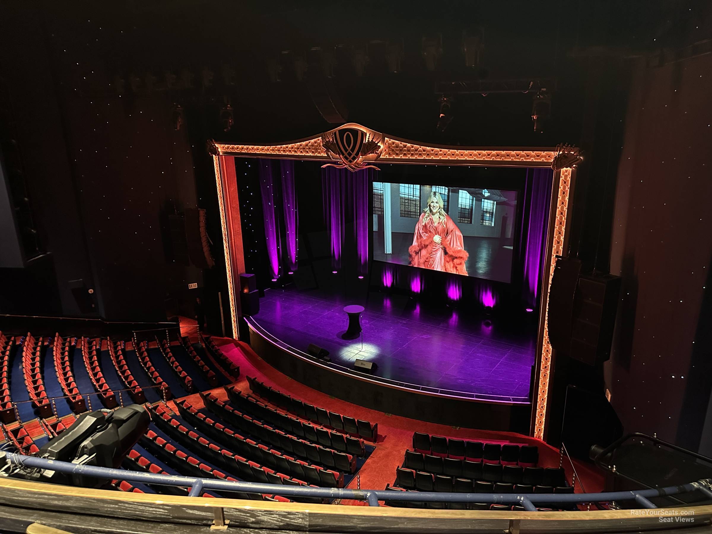 view from mezzanine right row d seat view - encore theater at wynn las vegas