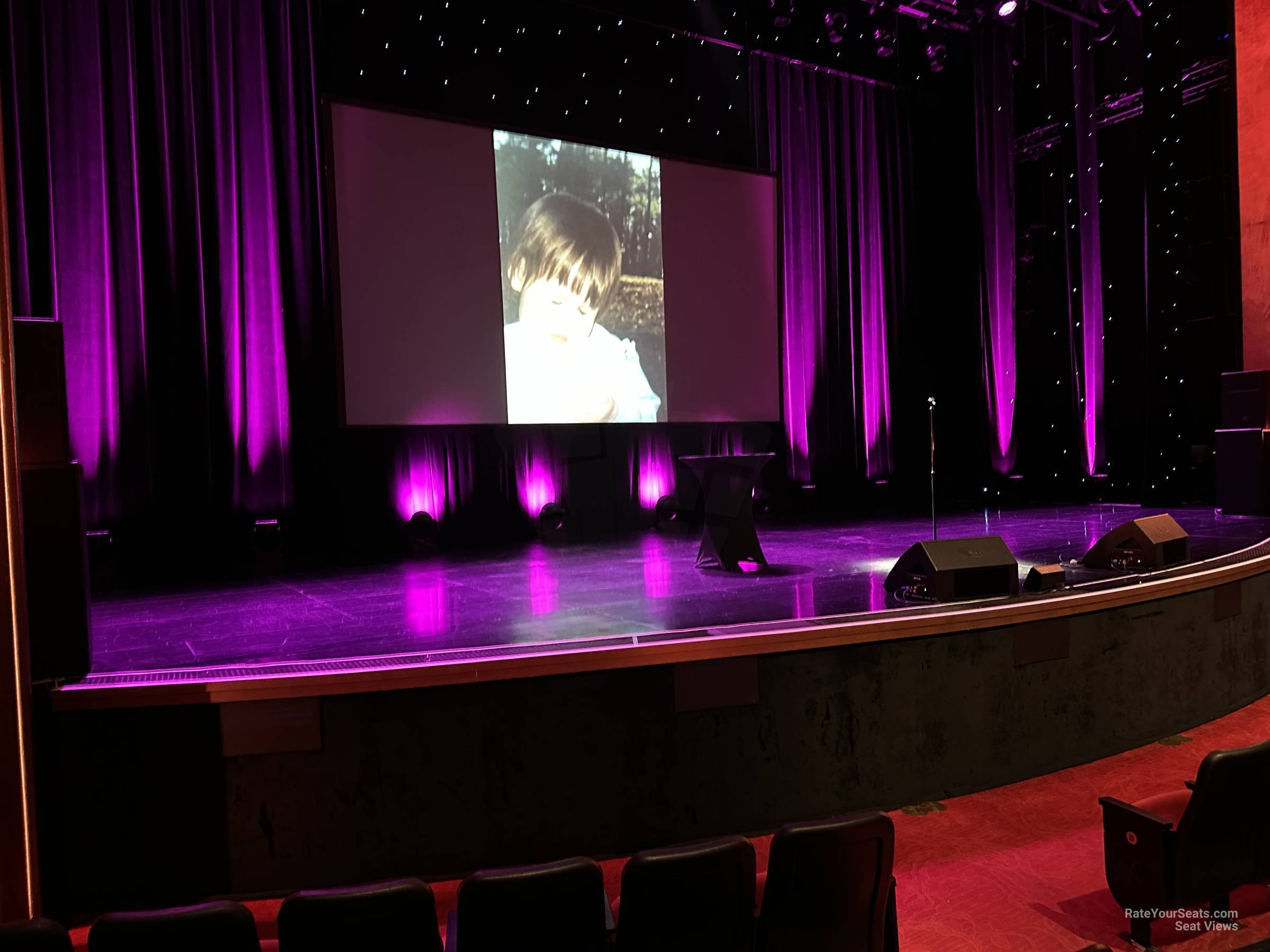 view from orchestra left row f seat view - encore theater at wynn las vegas