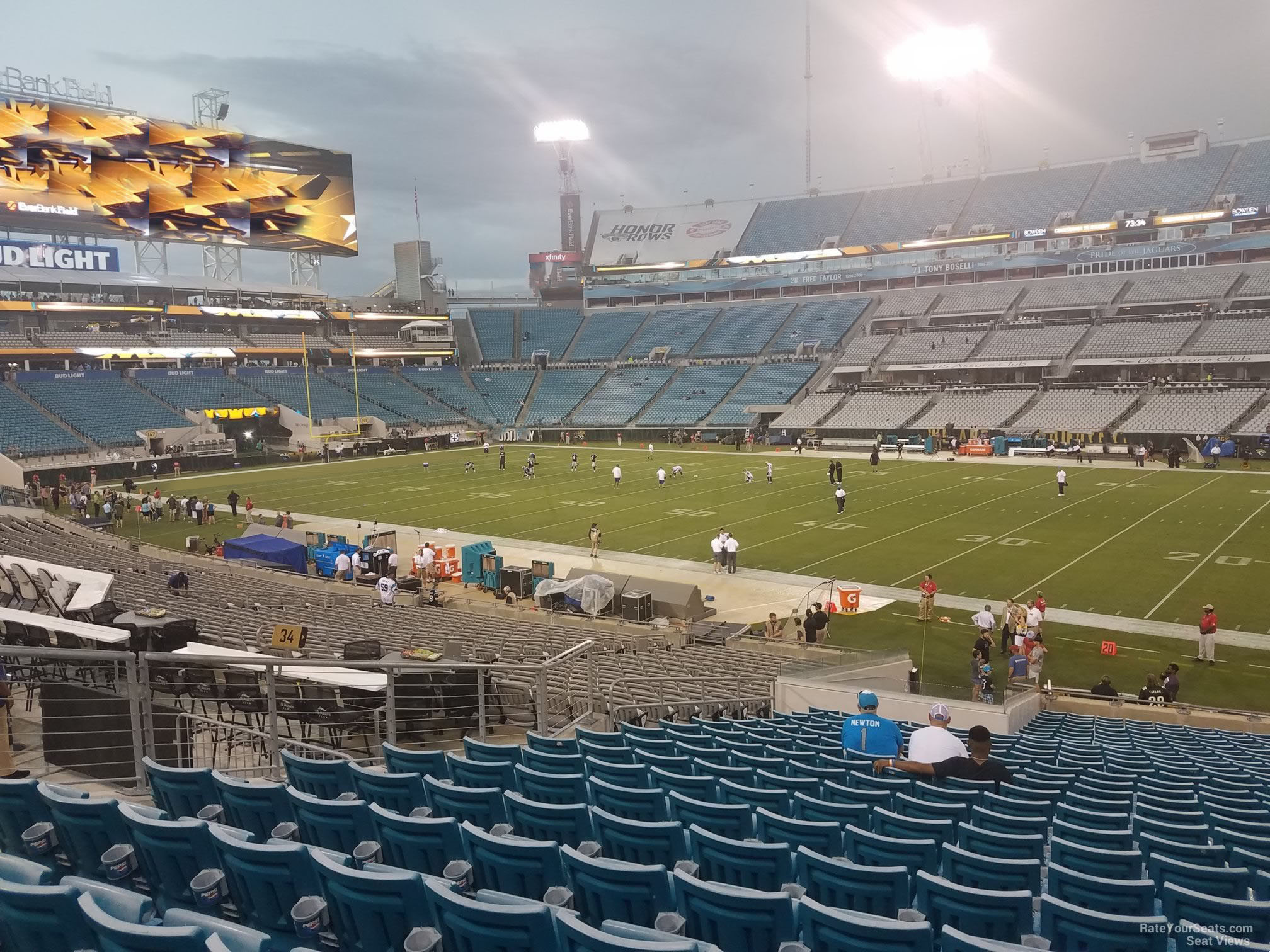 Section 133 at TIAA Bank Field - RateYourSeats.com