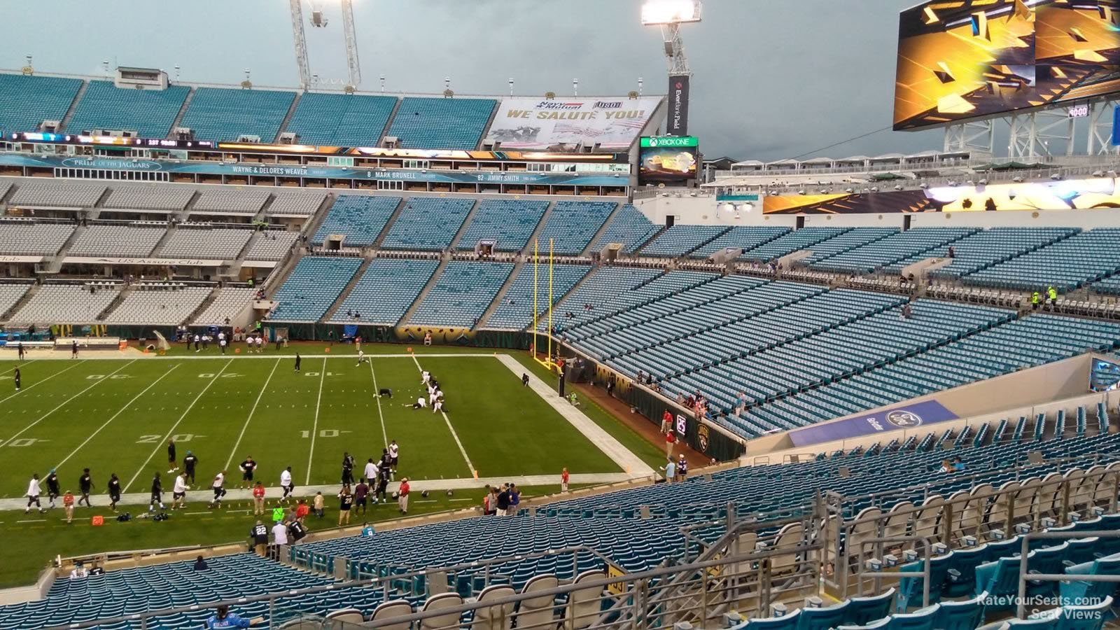 TIAA Bank Field Section 233 - RateYourSeats.com