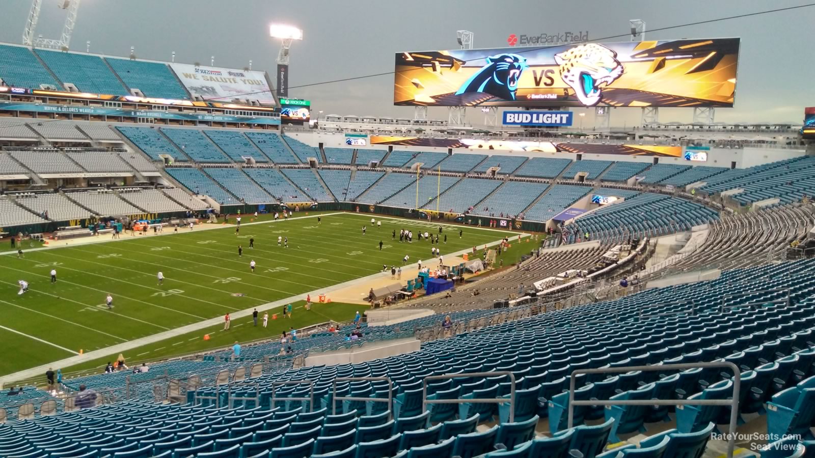 Everbank Field Seating Chart With Rows And Seat Numbers