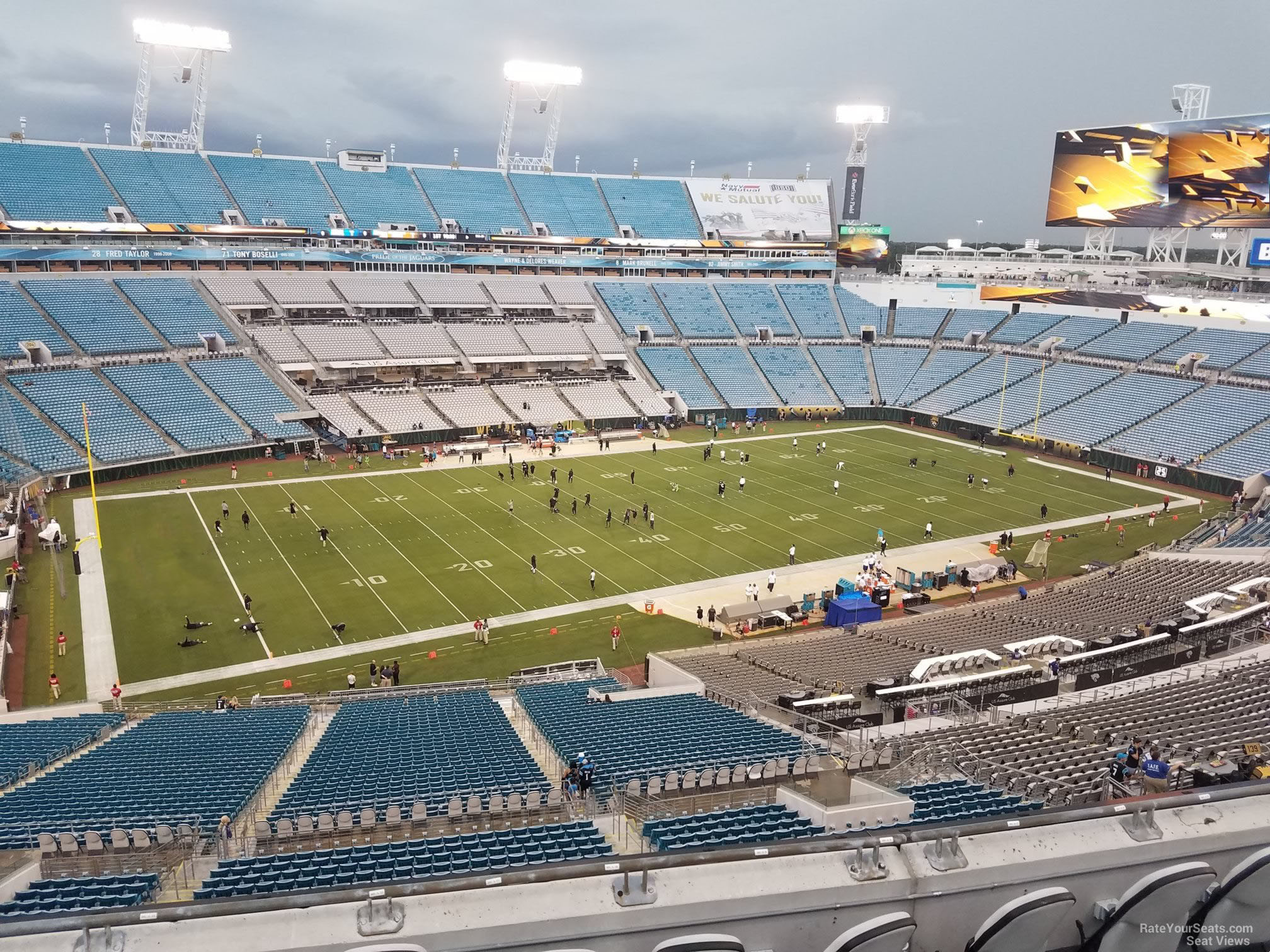 Everbank Field Seating Chart With Rows