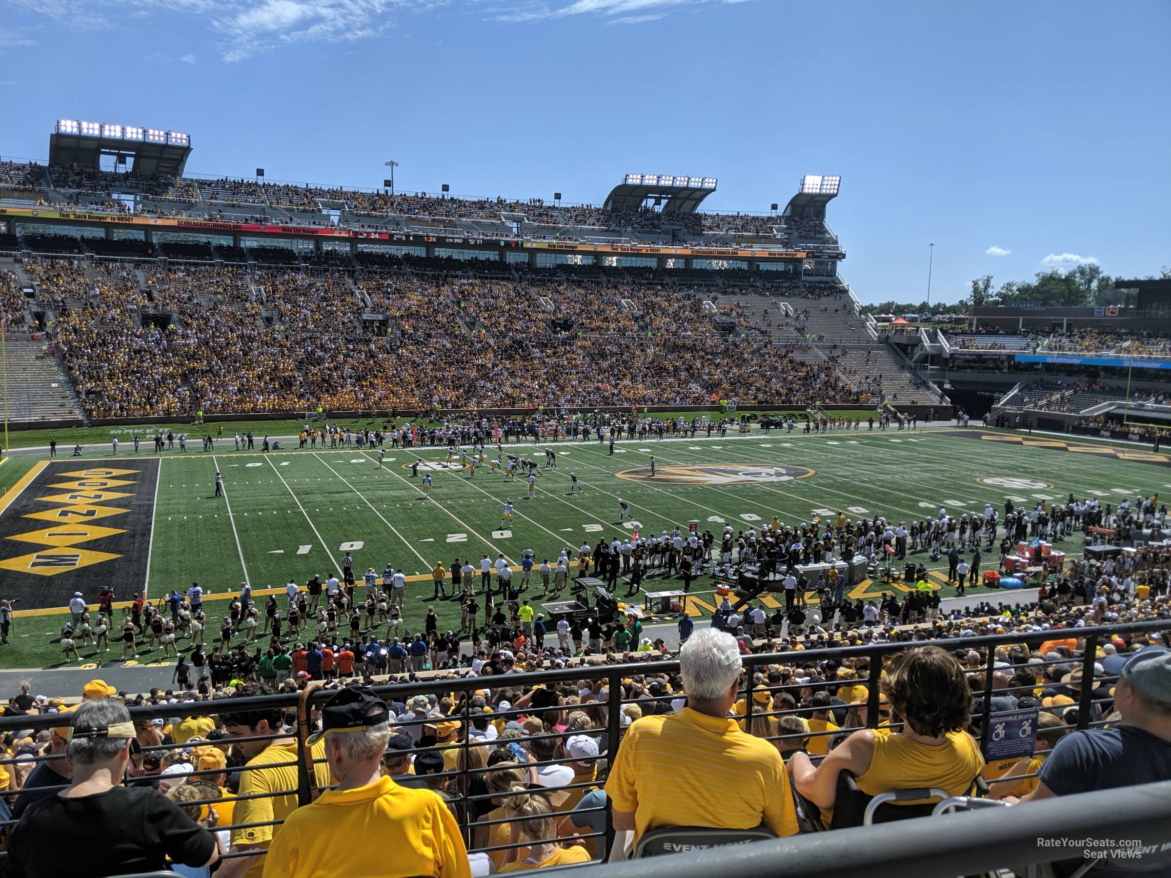 Faurot Field Seating Chart View