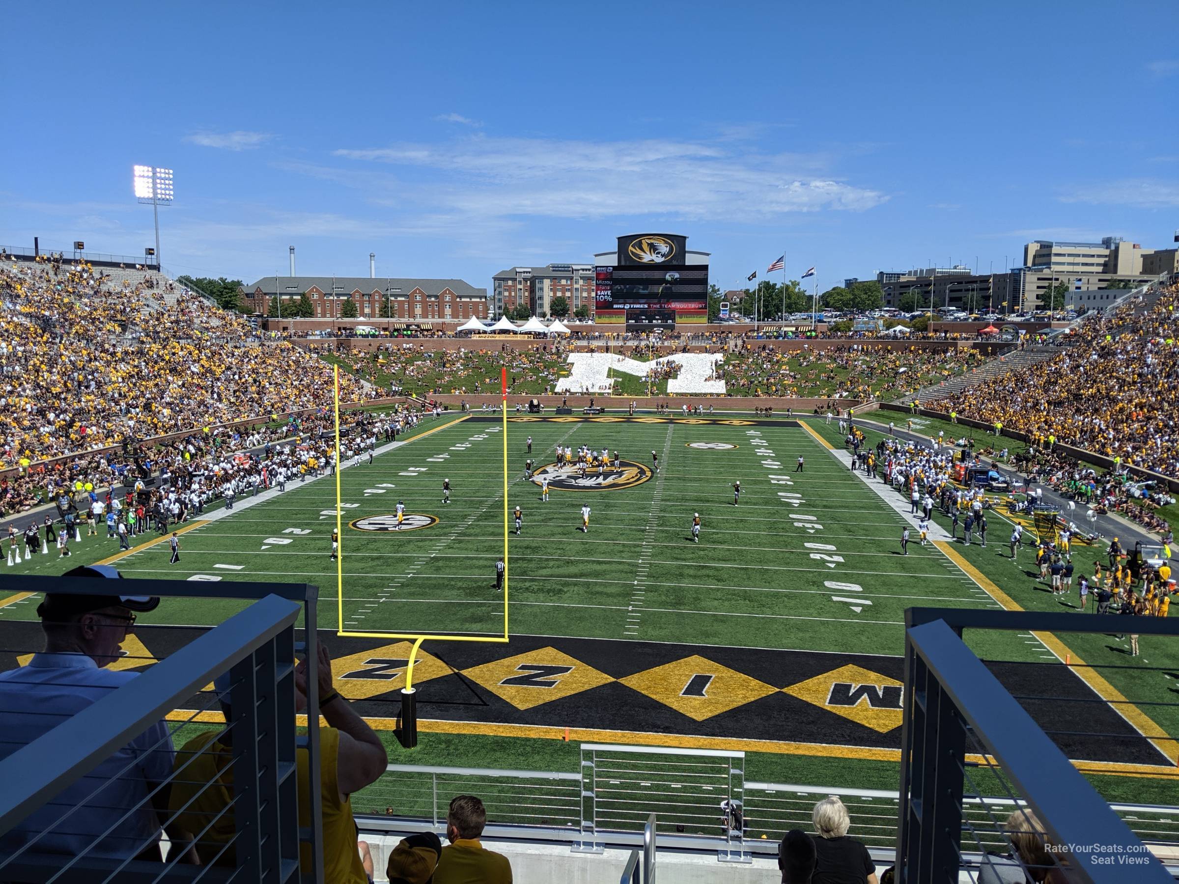 section 130 seat view  - faurot field