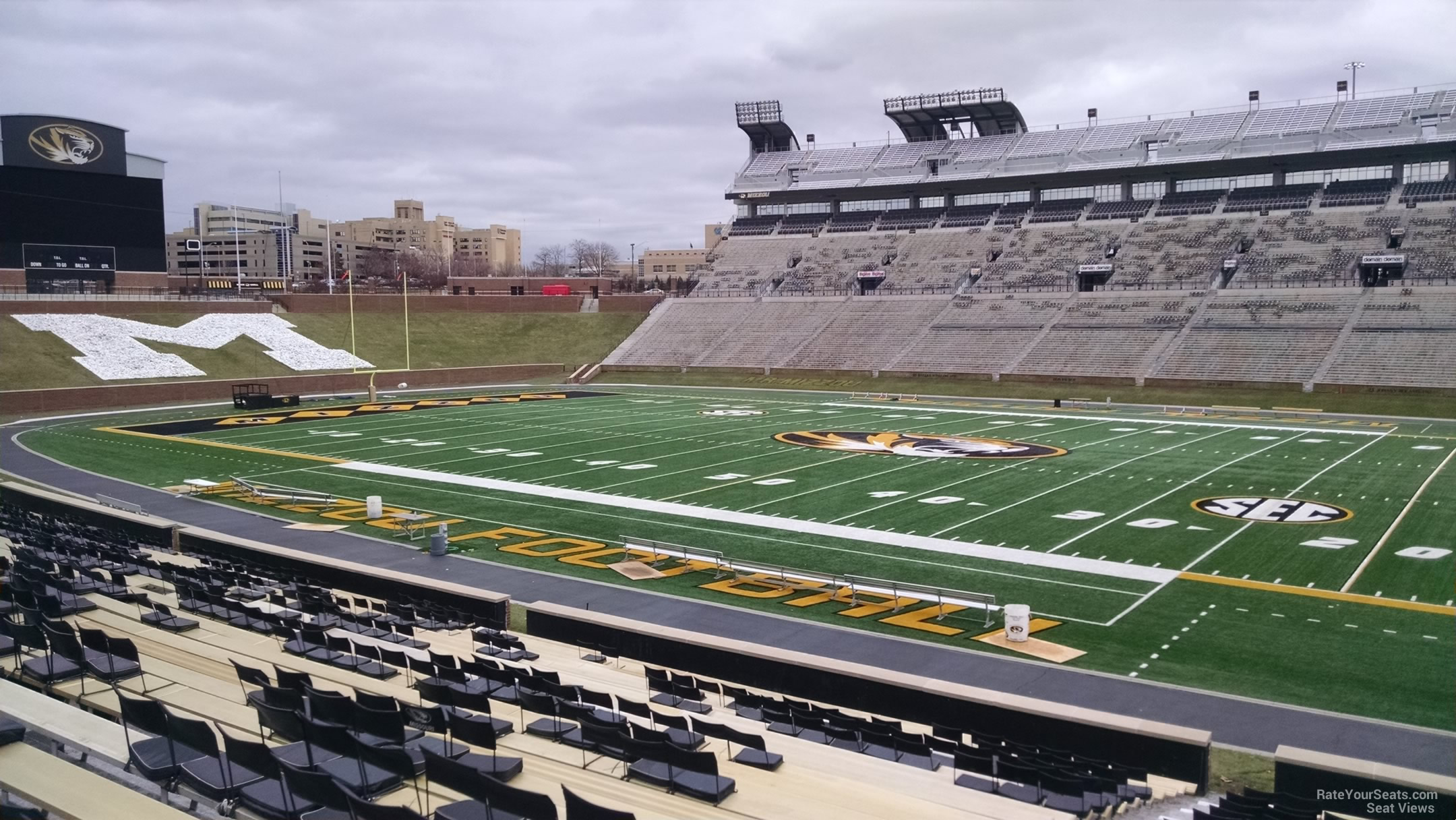 Faurot Field Seating Chart Rows