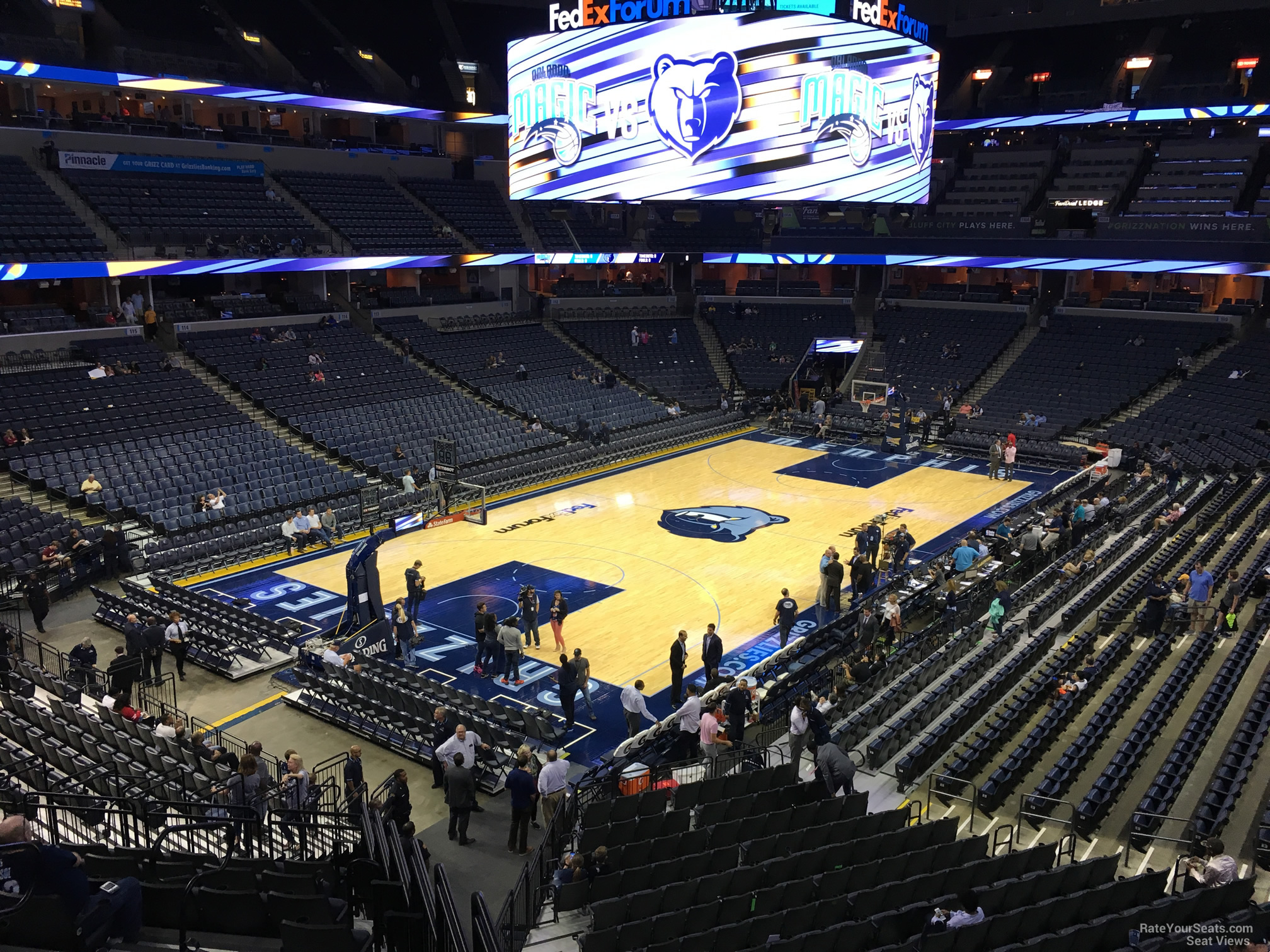 section 103a seat view  for basketball - fedex forum