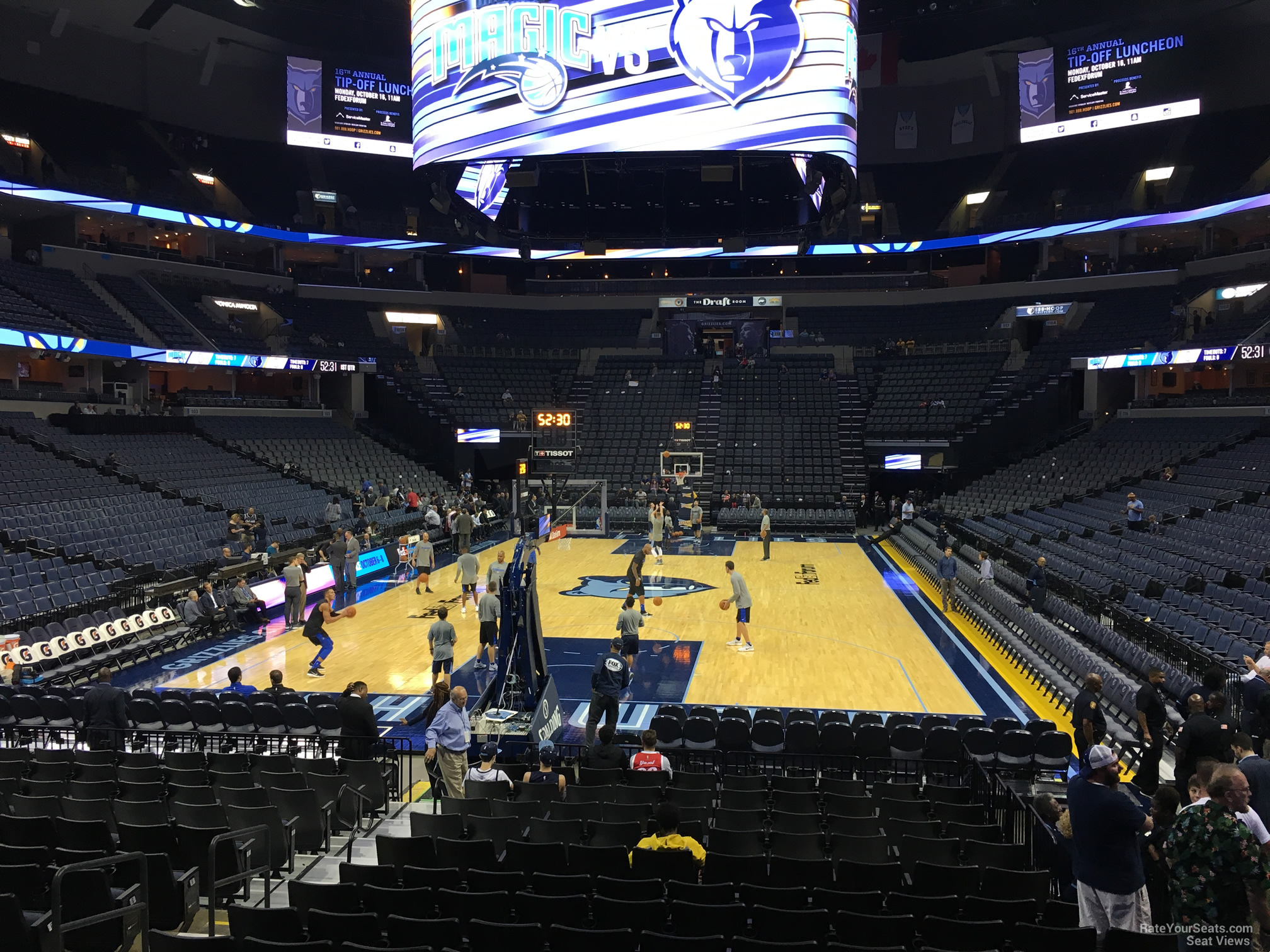 Fedex Forum Seating Chart With Seat Numbers