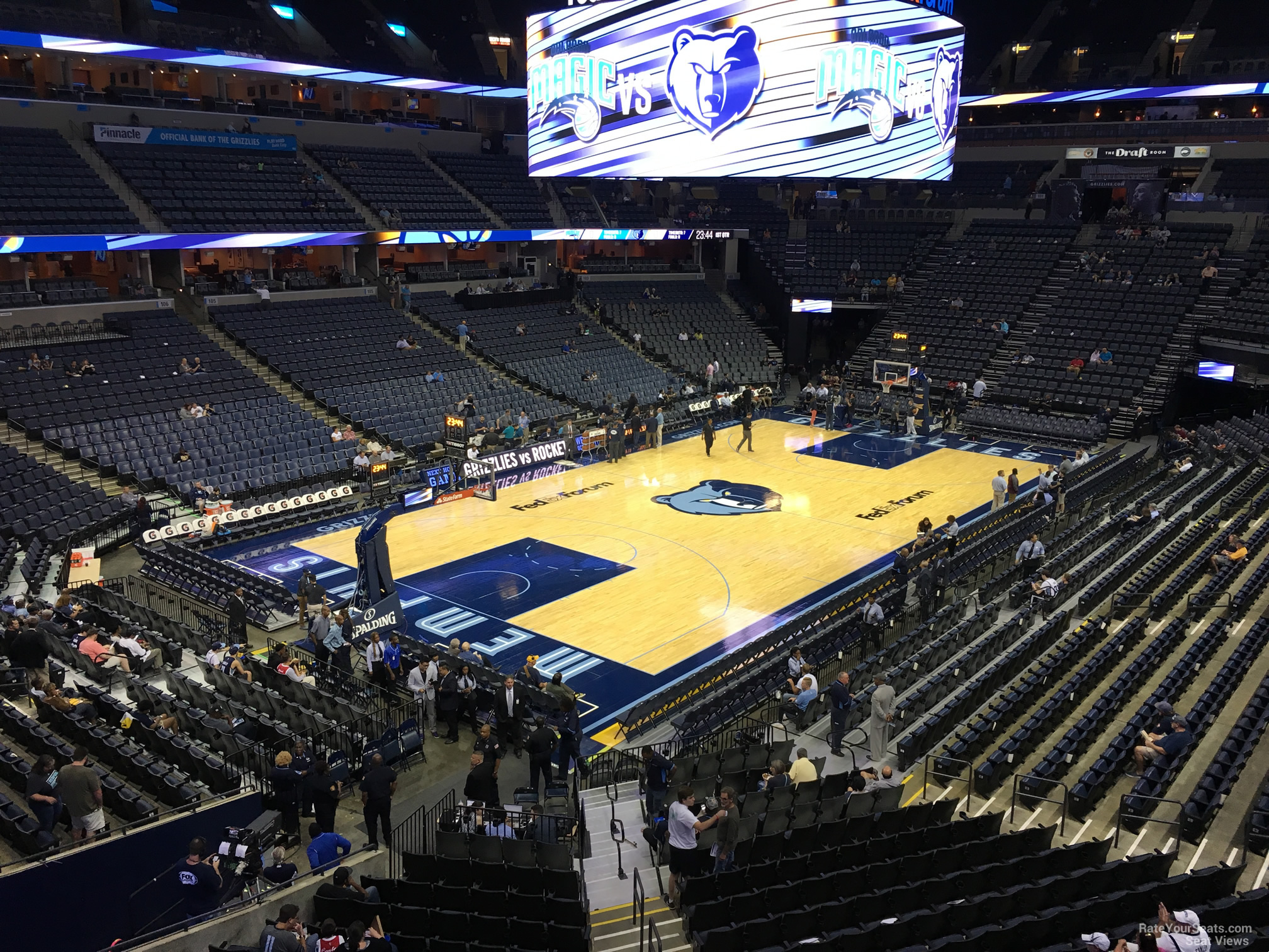 Fedex Forum Seating Chart Row Numbers