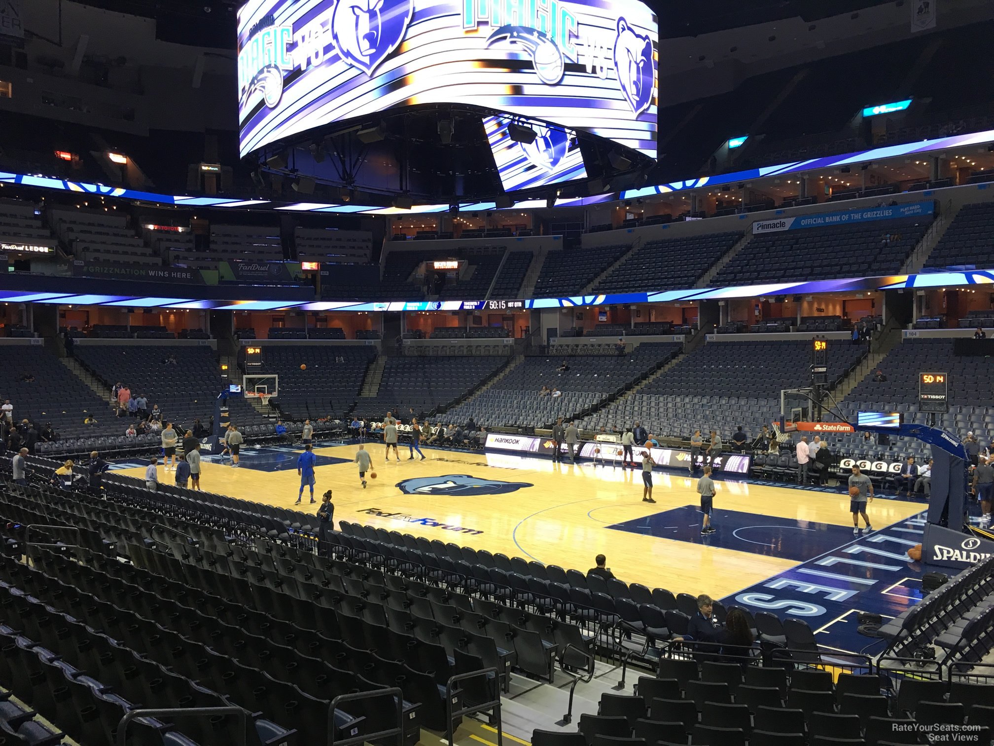 Fedexforum Seating Chart With Seat Numbers