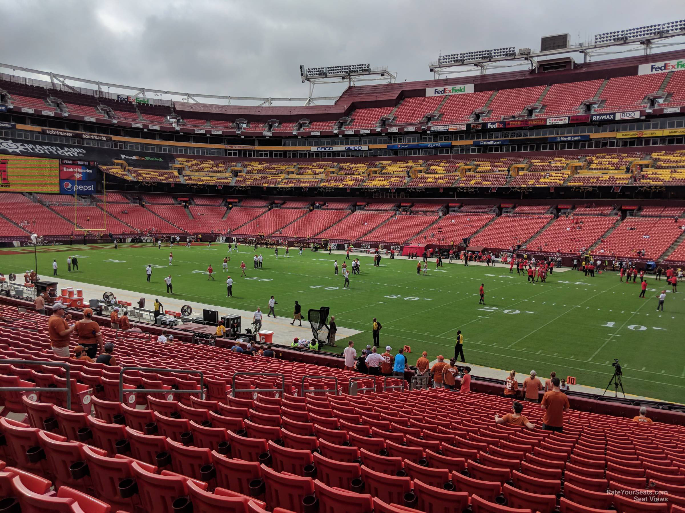 section 118, row 25 seat view  - fedexfield