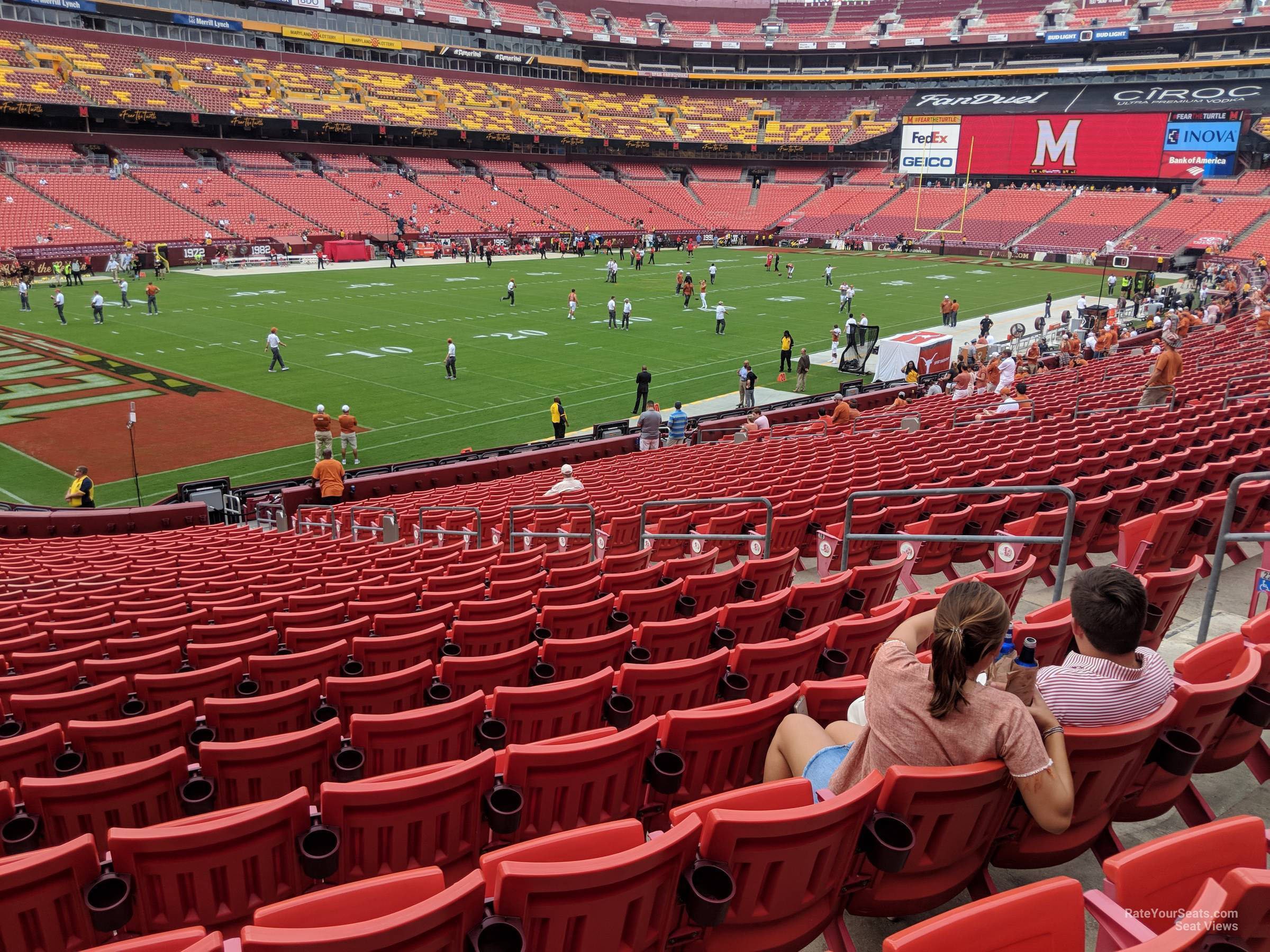 section 127, row 25 seat view  - fedexfield