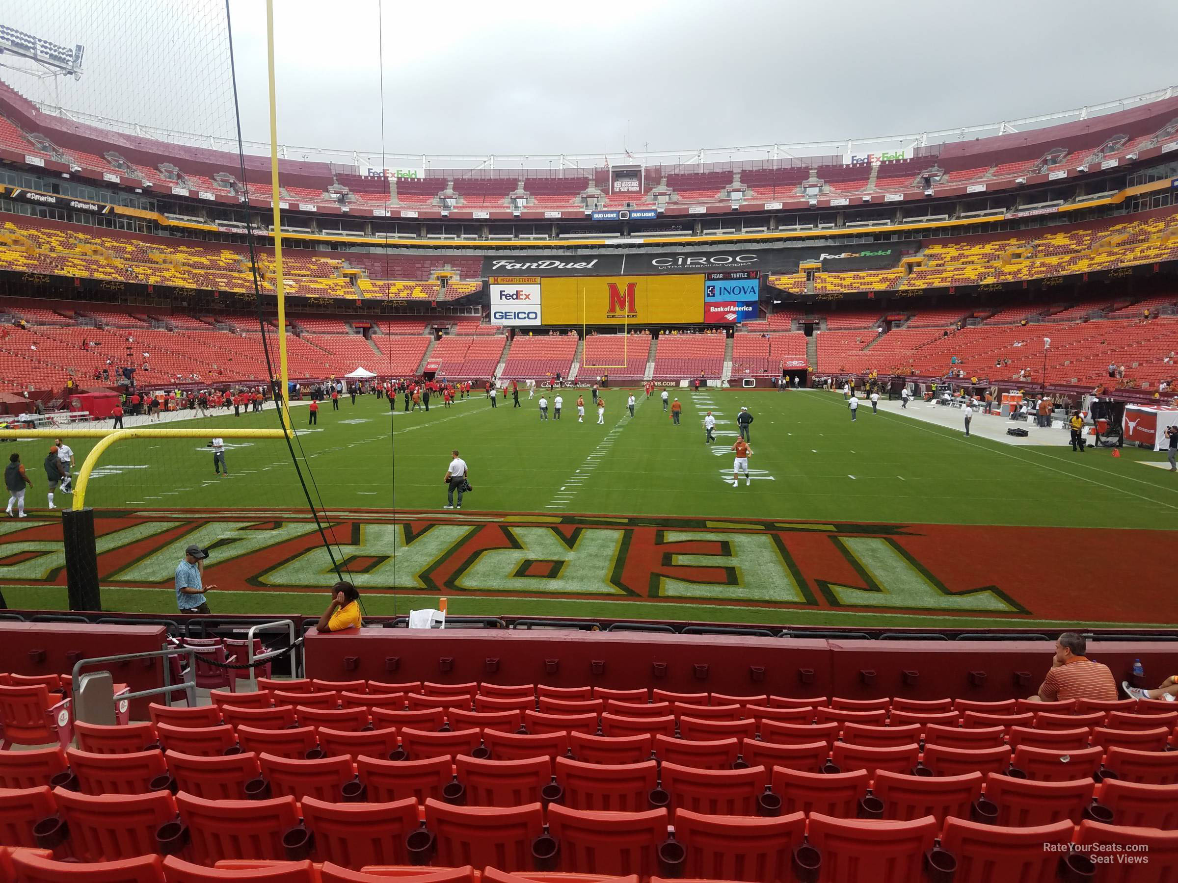 section 131, row 13 seat view  - fedexfield