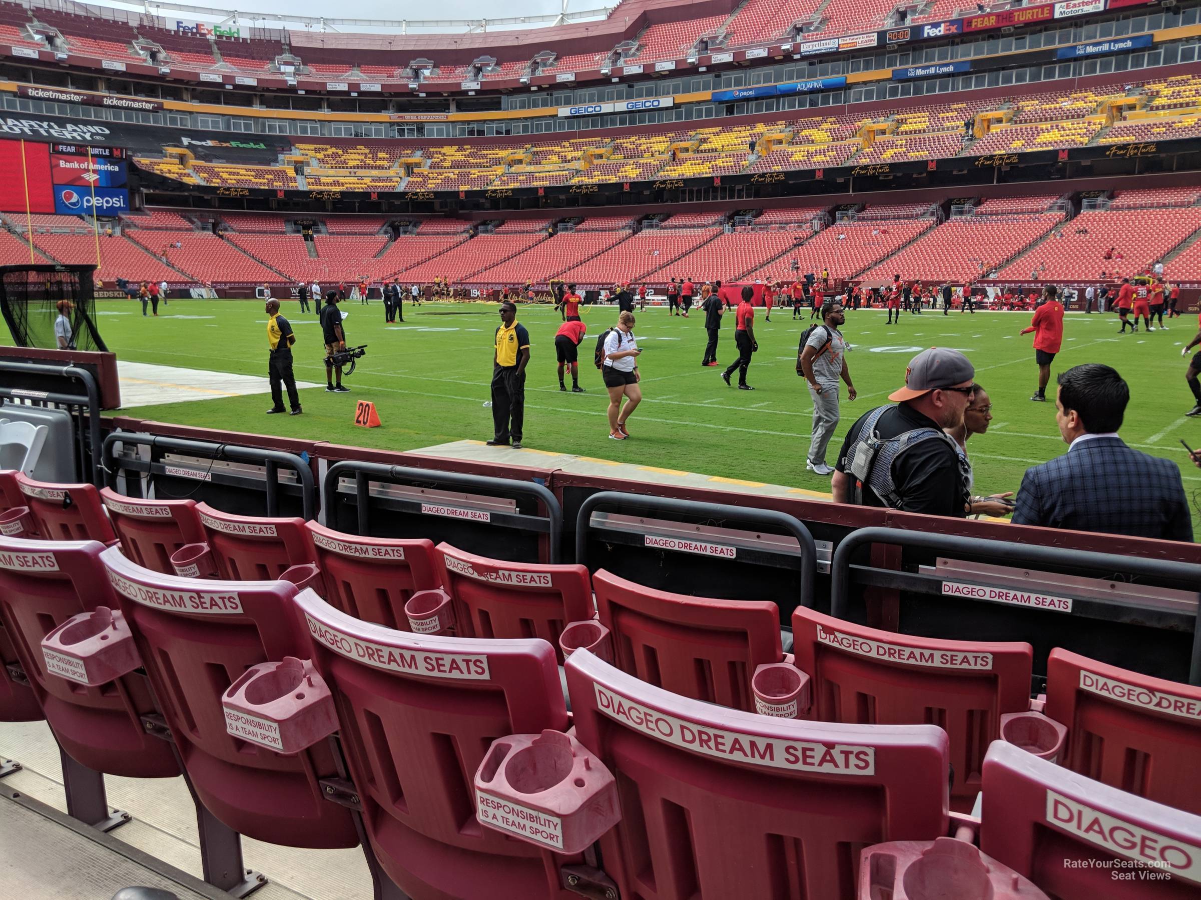 Redskins Seating Chart View