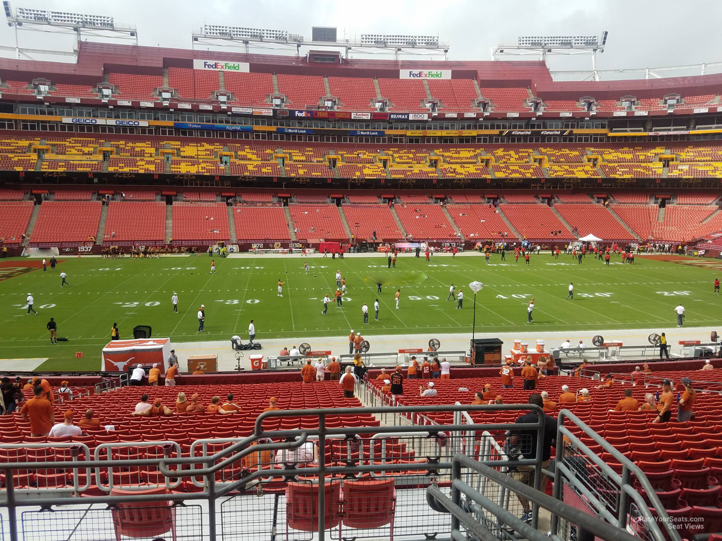 section 223, row 4 seat view  - fedexfield