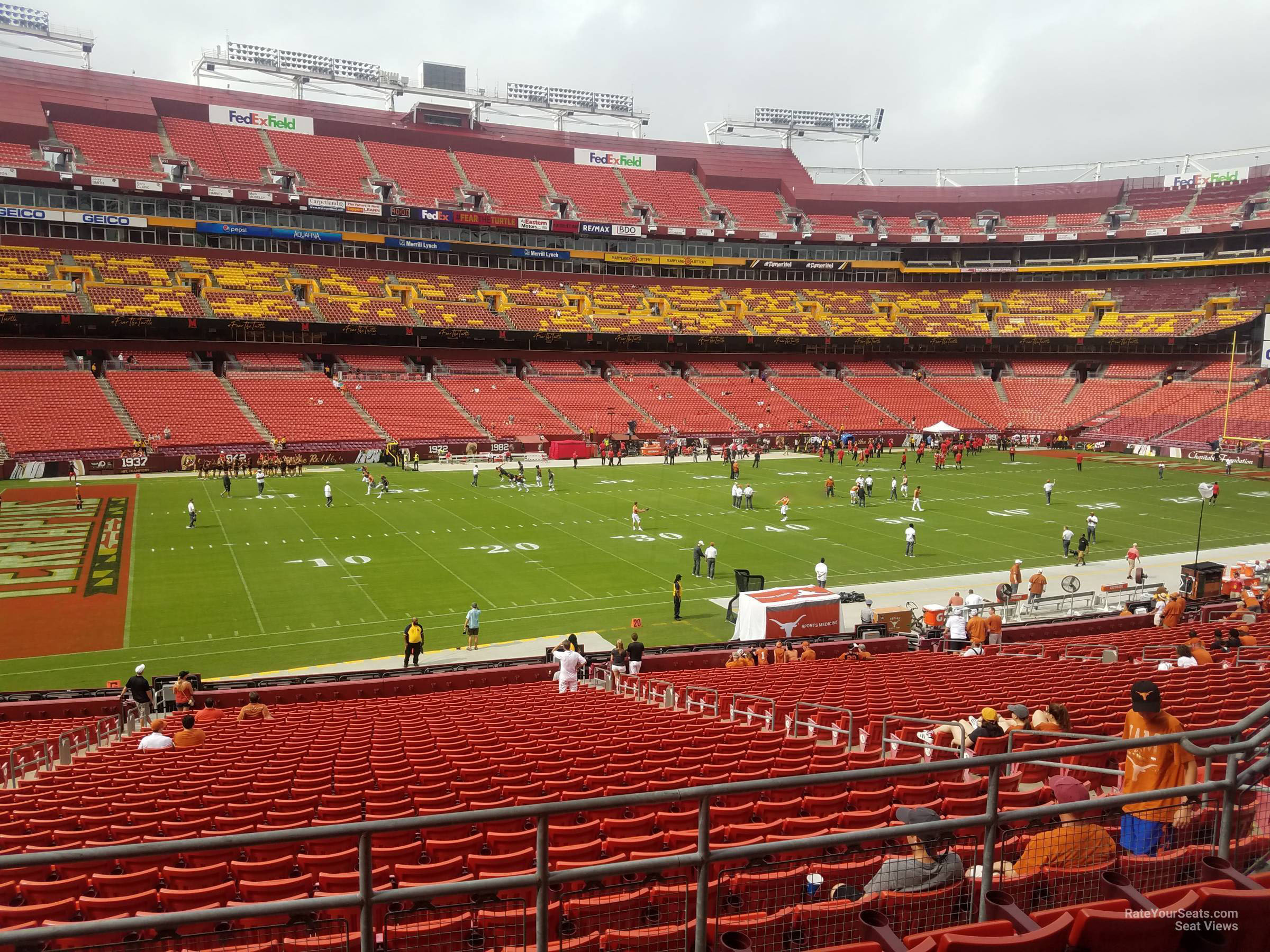 section 225, row 4 seat view  - fedexfield