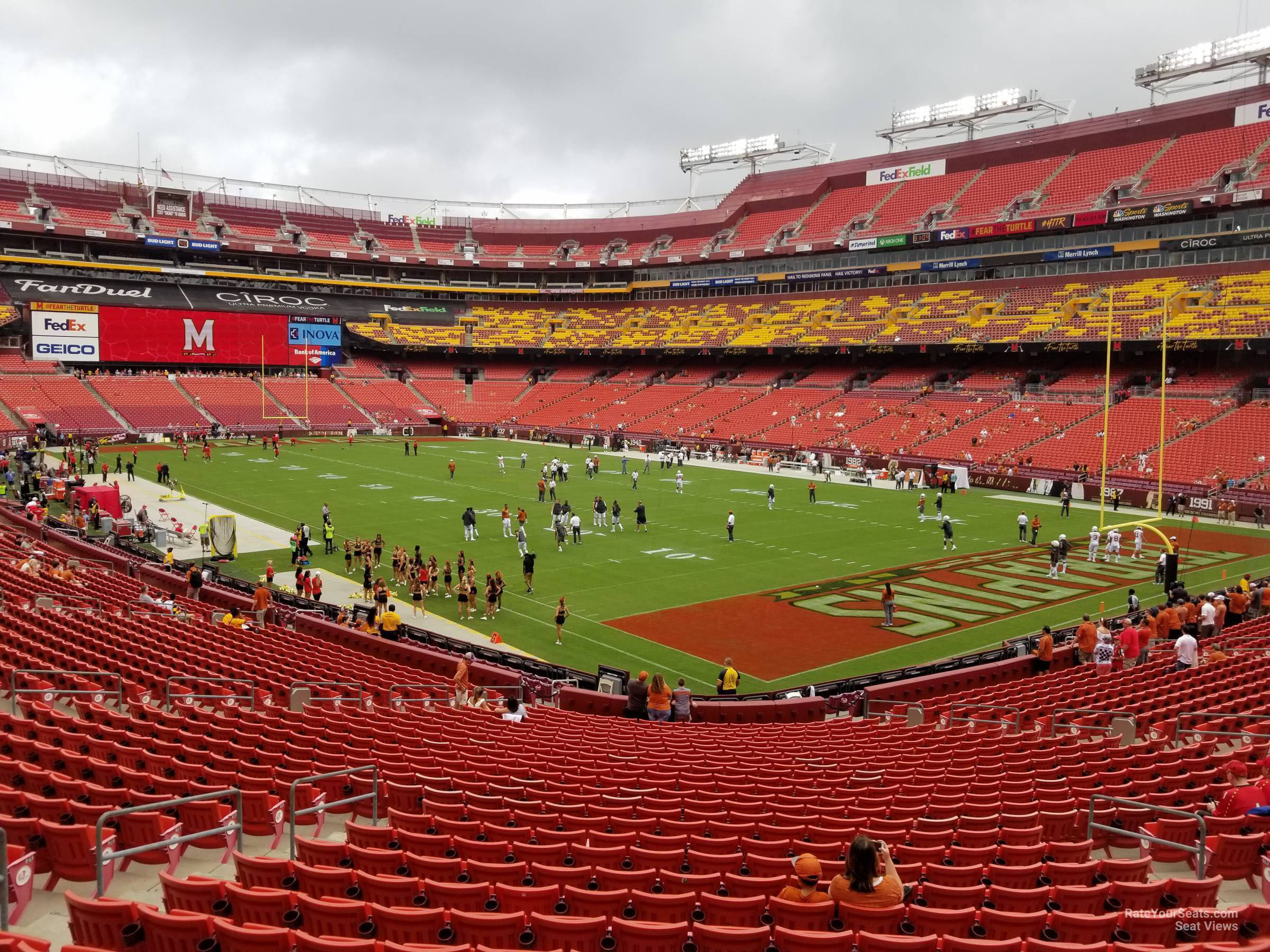 section 236, row 1 seat view  - fedexfield