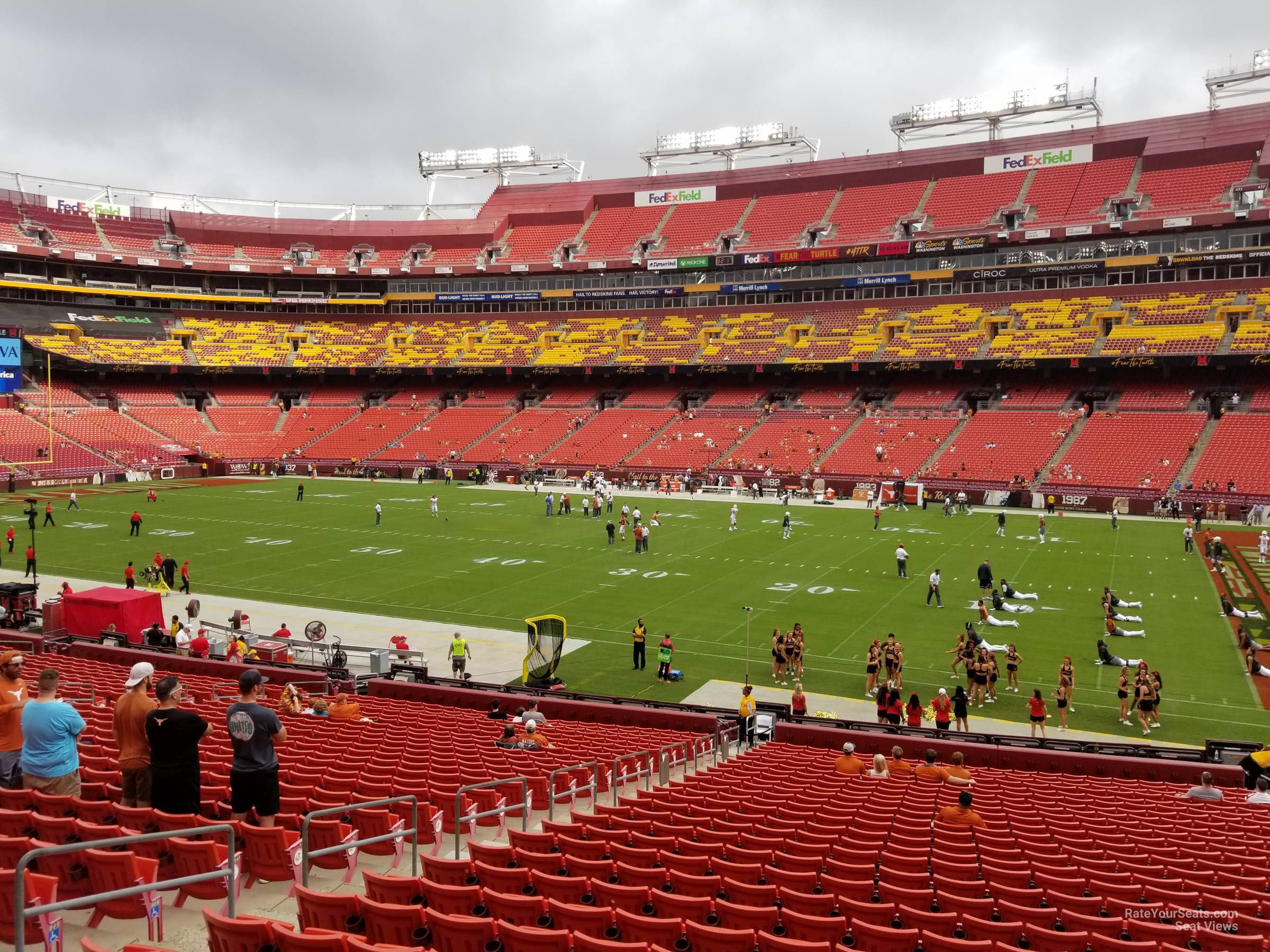 section 239, row 1 seat view  - fedexfield