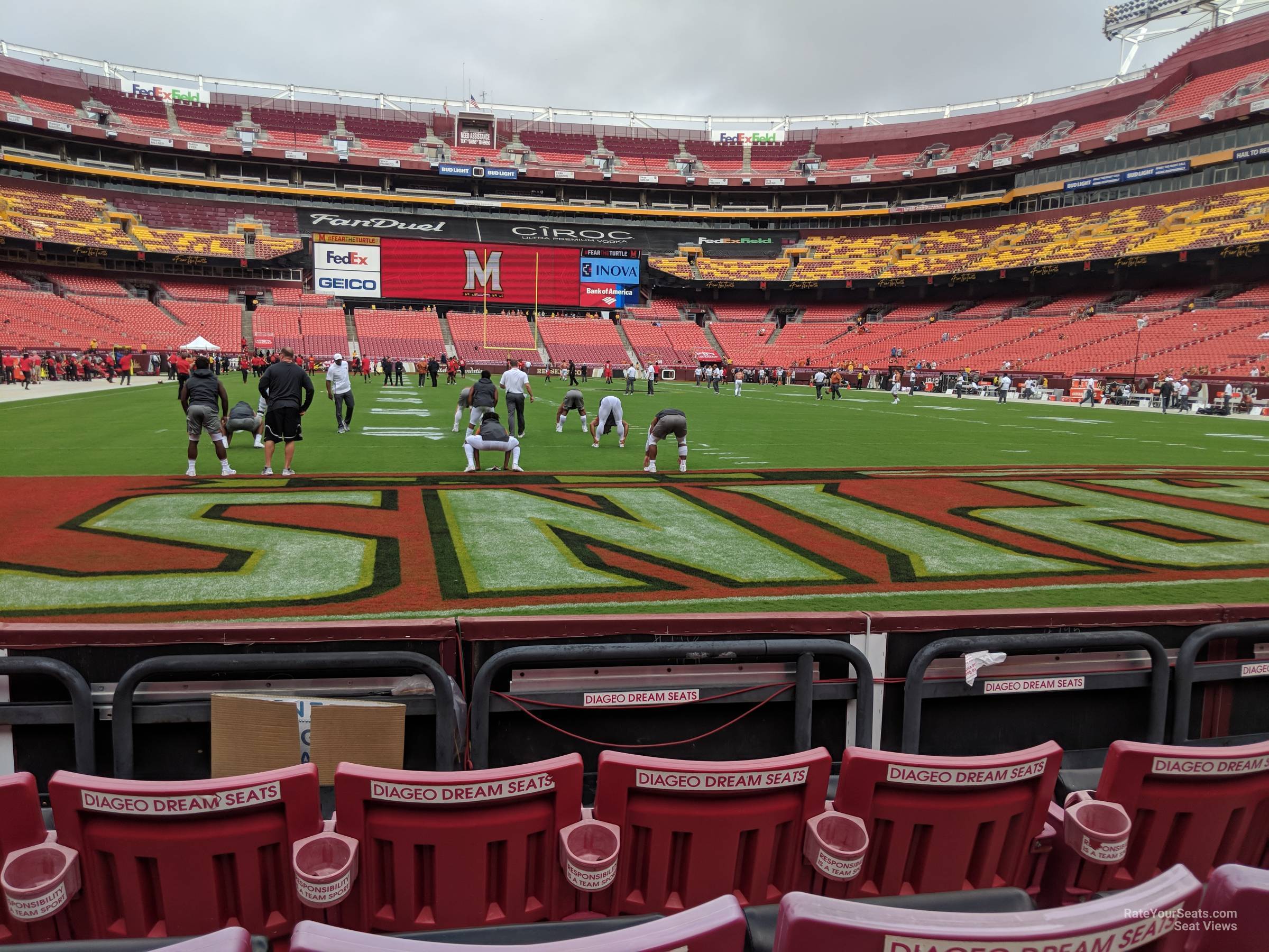 Redskins Seating Chart View