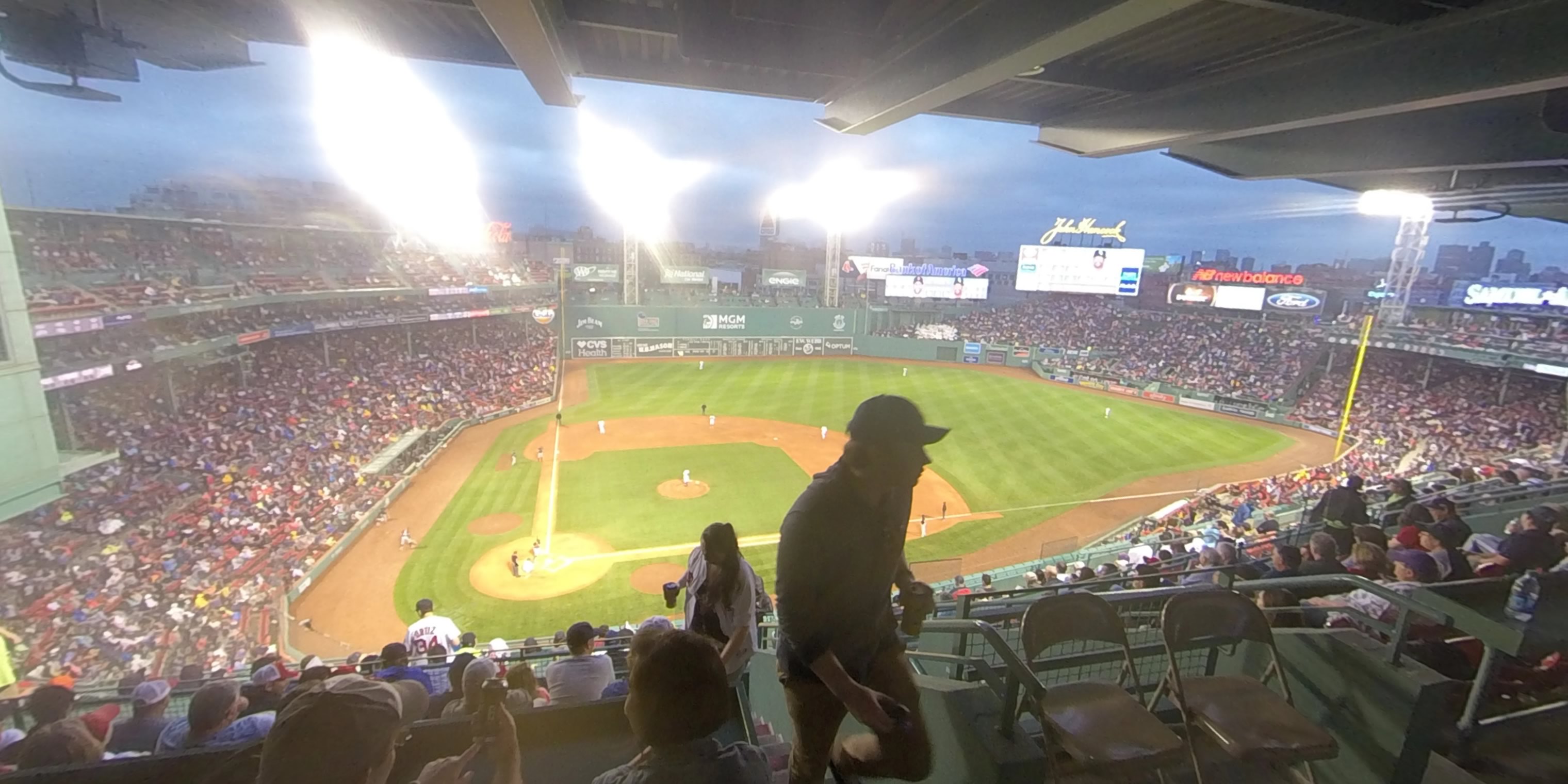 first base pavilion sro panoramic seat view  for baseball - fenway park