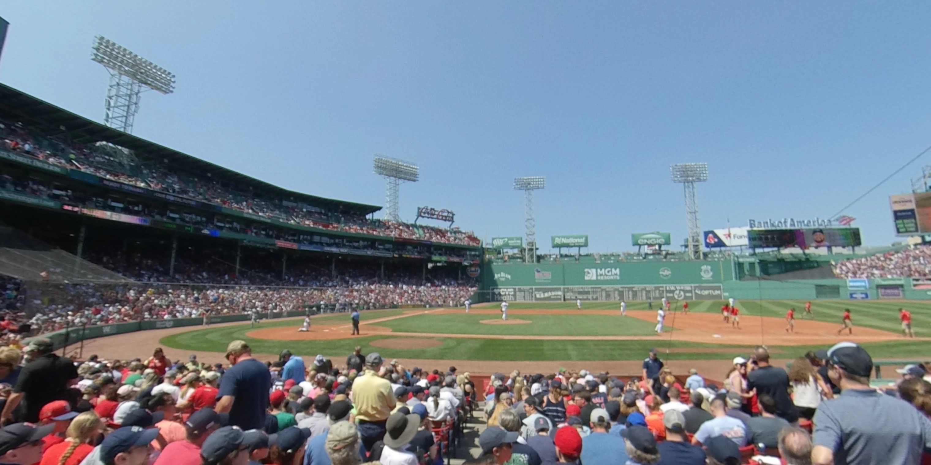 field box 30 panoramic seat view  for baseball - fenway park